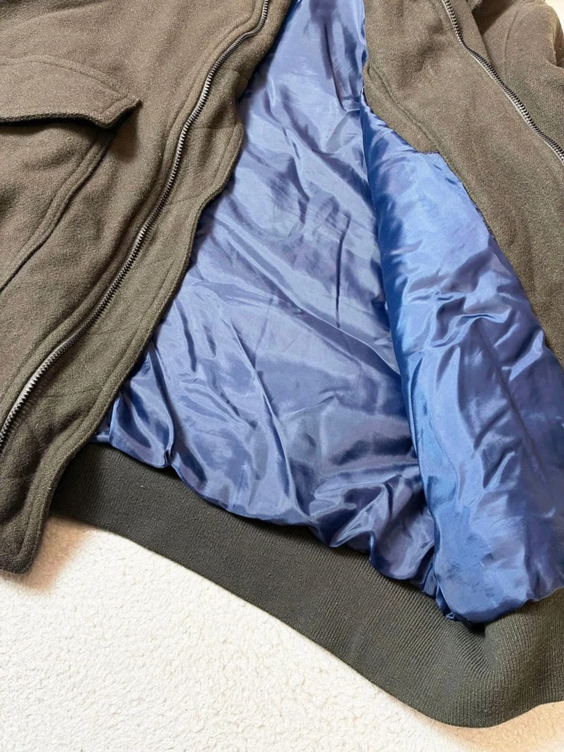 타미힐피거 18ss 울 봄버 하이넥 블루종 자켓 PN7216 상품이미지7