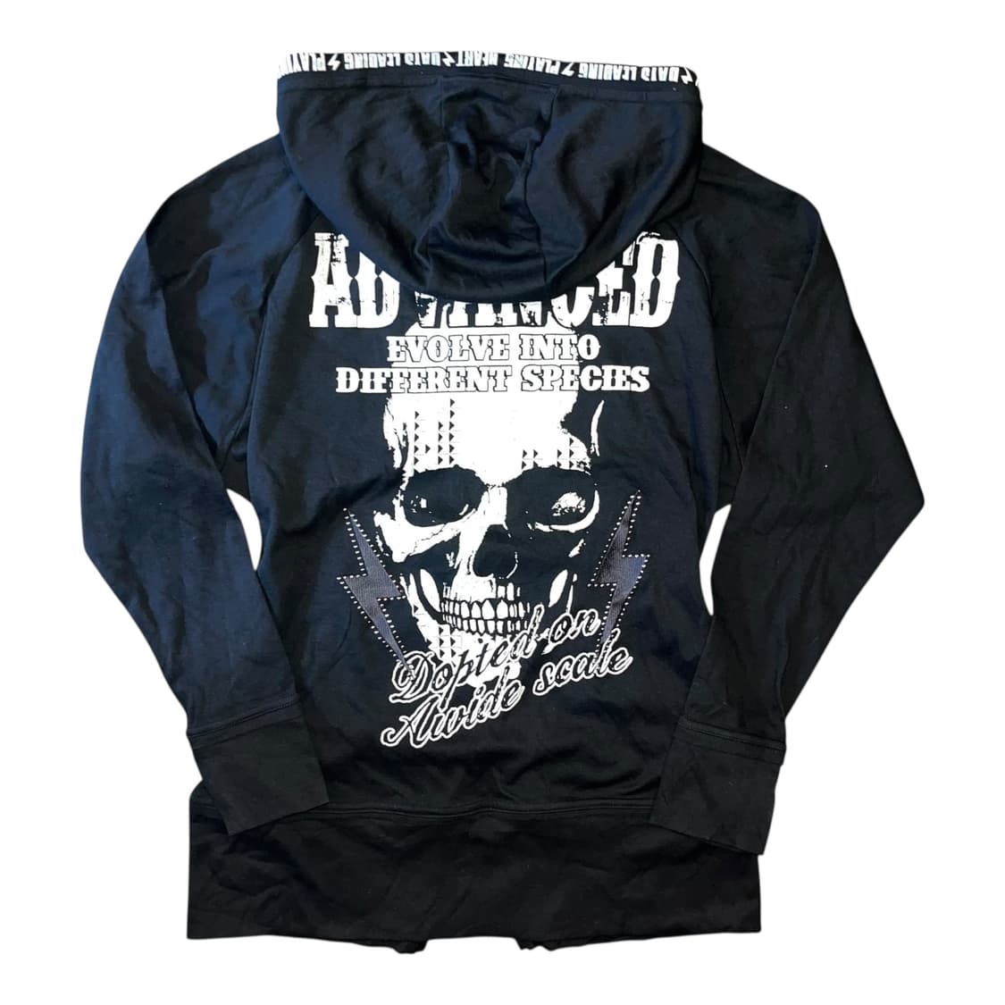 ghost of harlem 고스트오브할렘 투웨이 후드집업 펑크 y2k 상품이미지1