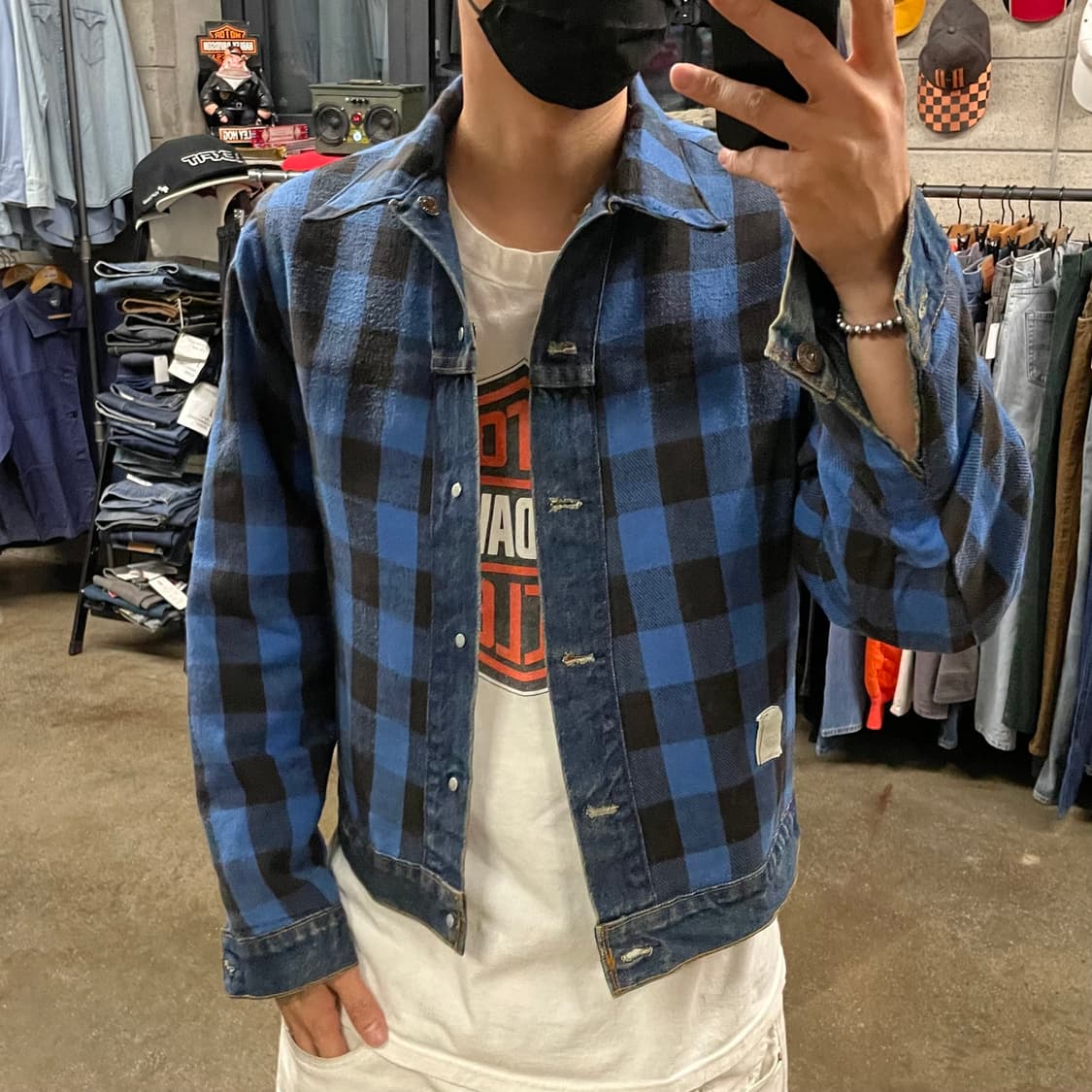 80s USA Levis 데님 트러커 자켓 (100) 상품이미지10