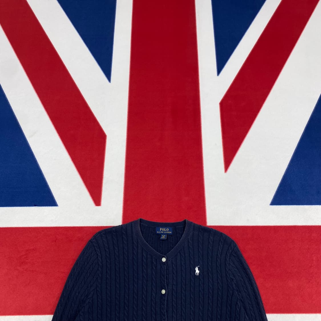 폴로 가디건 실측 여성55 상품이미지2