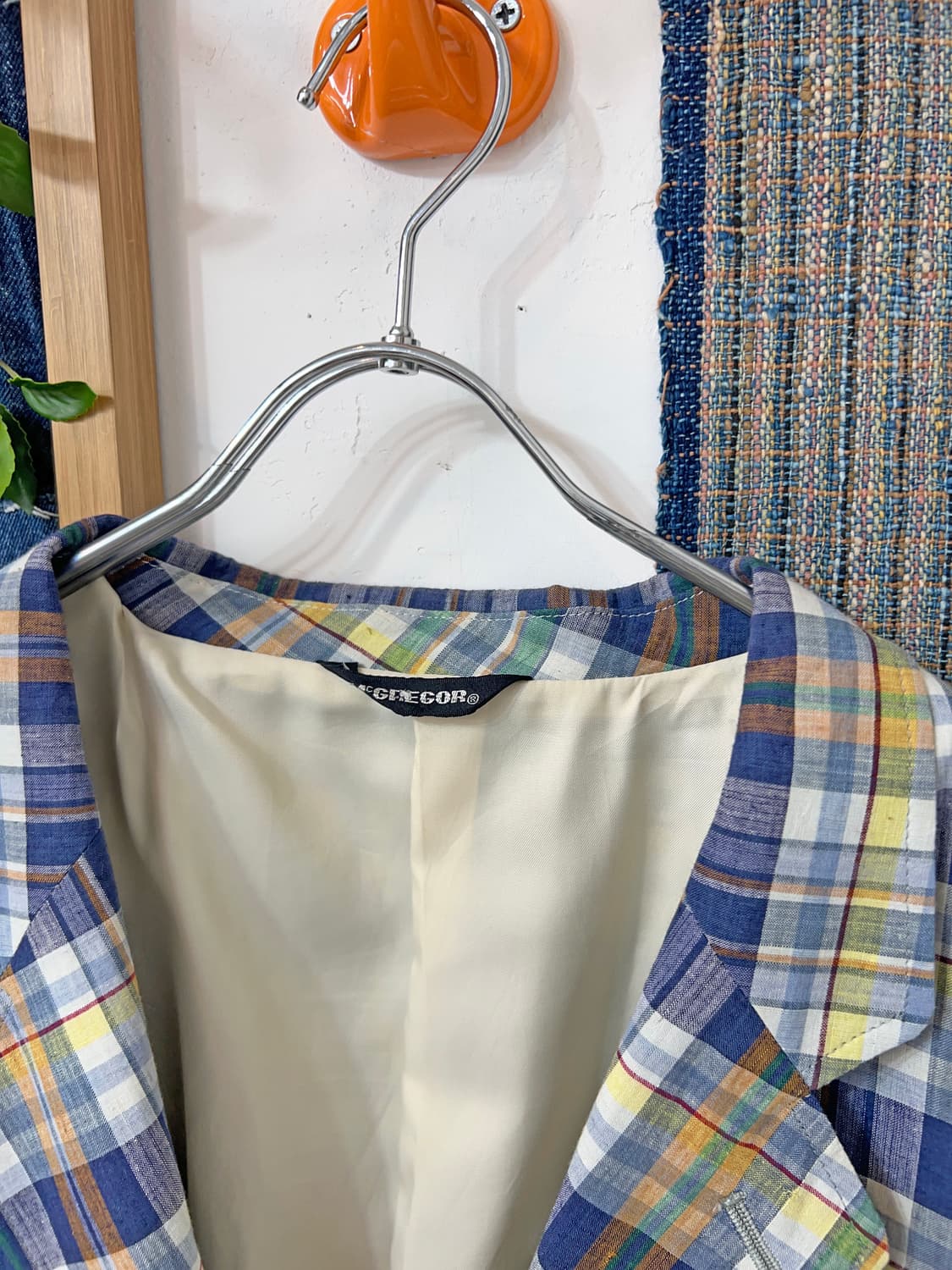 McGREGOR Madras Check 3 Button Blazer 상품이미지4