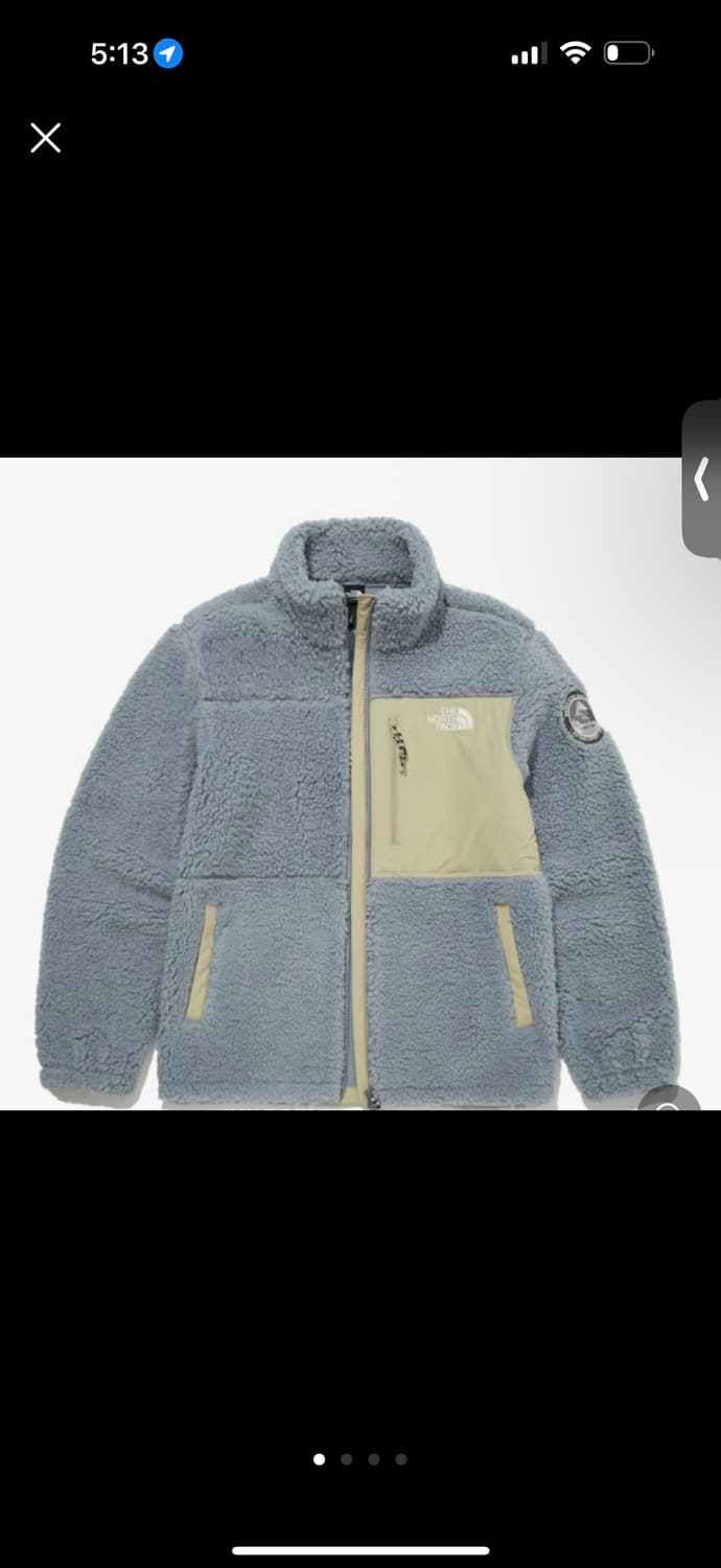 백화점 구매 (단종 희귀템) 노스페이스 그린플리스 자켓 상품이미지1