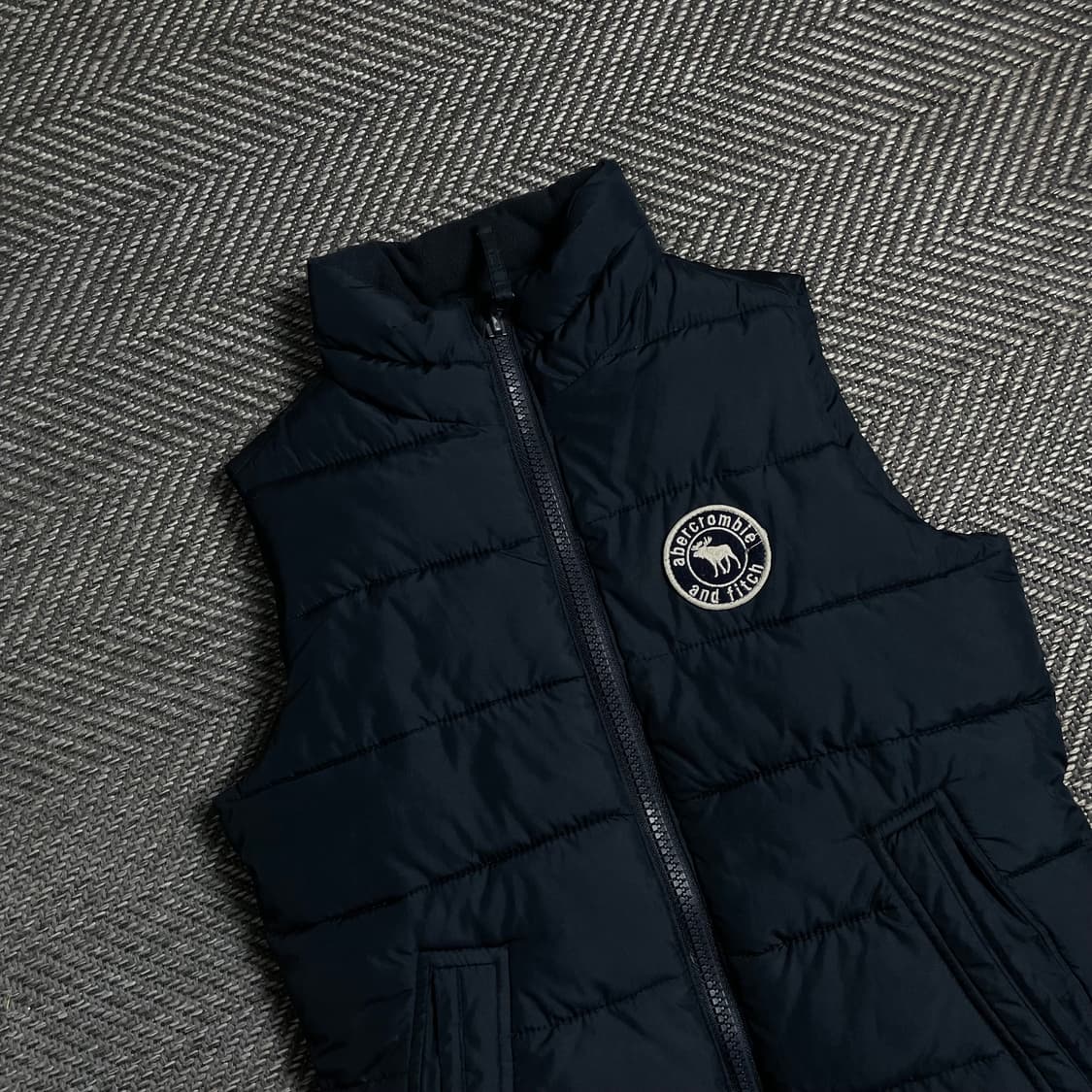 아베크롬비 y2k 크롭 빈티지 다운 베스트o 4868 상품이미지3