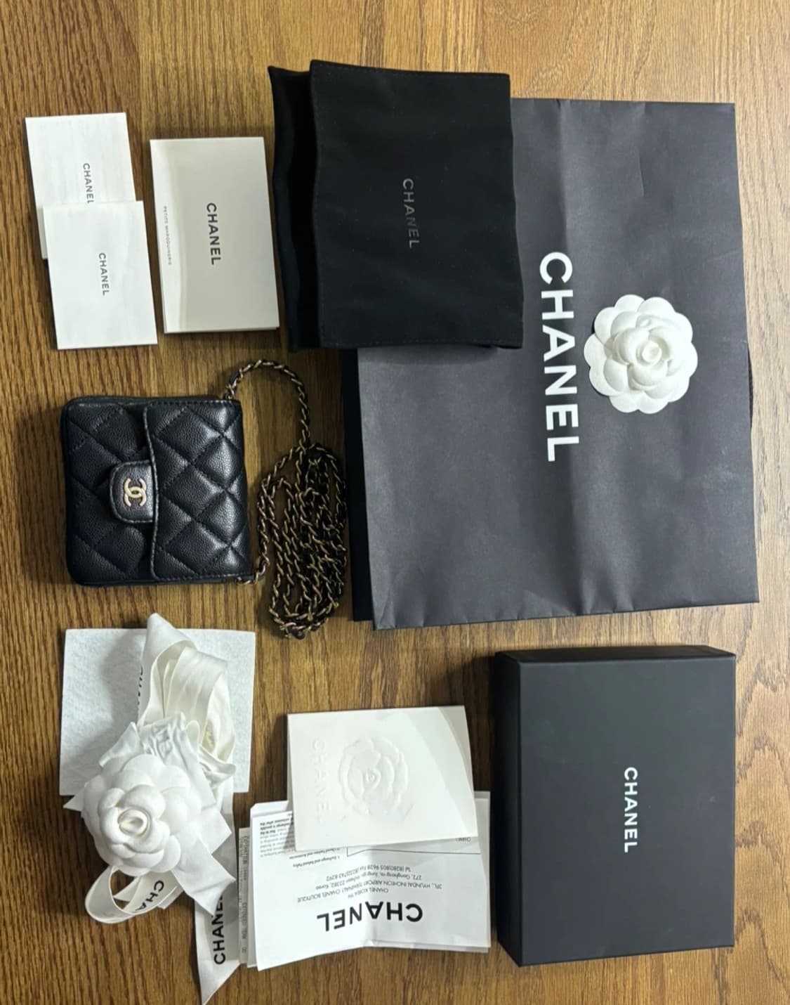 (정품)샤넬 캐비어 미니백 블랙  상품이미지5