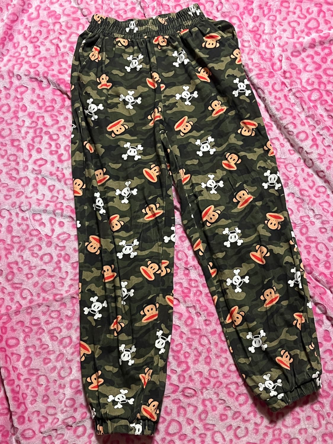 롬위 폴프랭크 콜라보 조거팬츠 S 상품이미지1