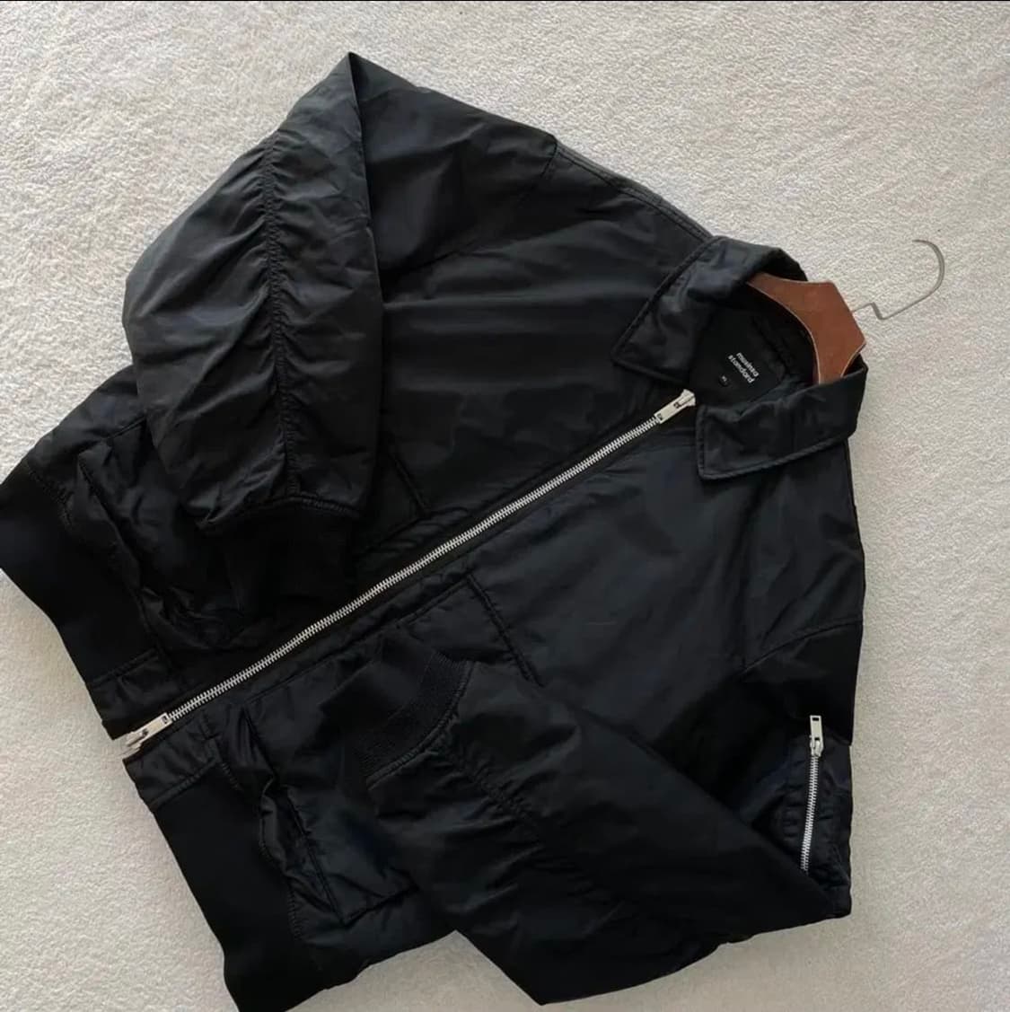 무신사 스탠다드 칼라드 봄버 자켓 XL A-2스타일 상품이미지5