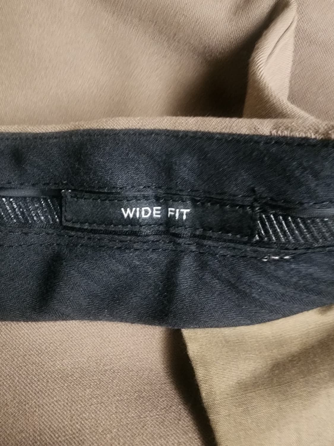 무신사 스탠다드 와이드 핀턱 슬랙스 모카브라운 (새상품급  31) 상품이미지8