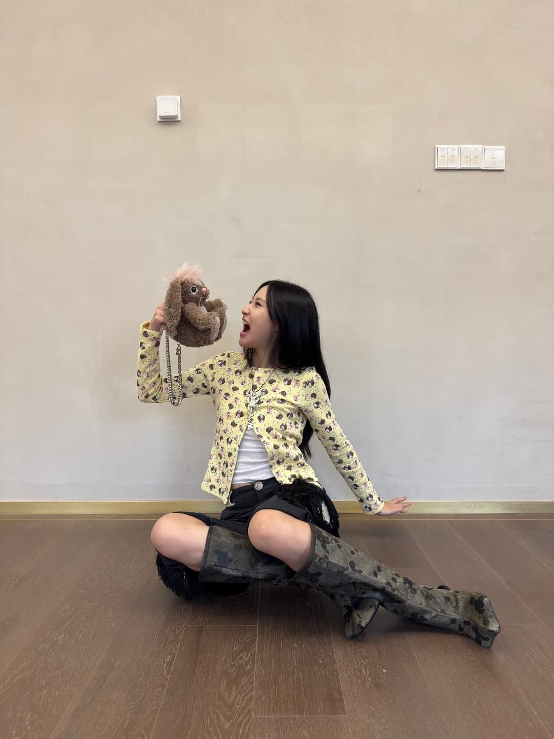 옐로 카디건 상품이미지3