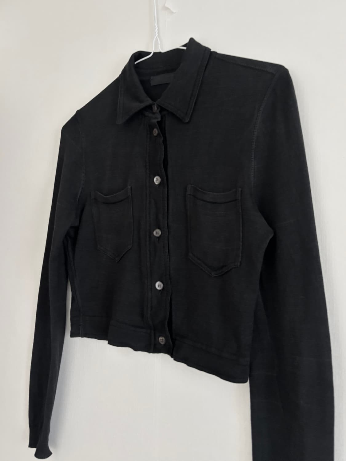 프라다 코튼 크롭 셔츠 상품이미지2