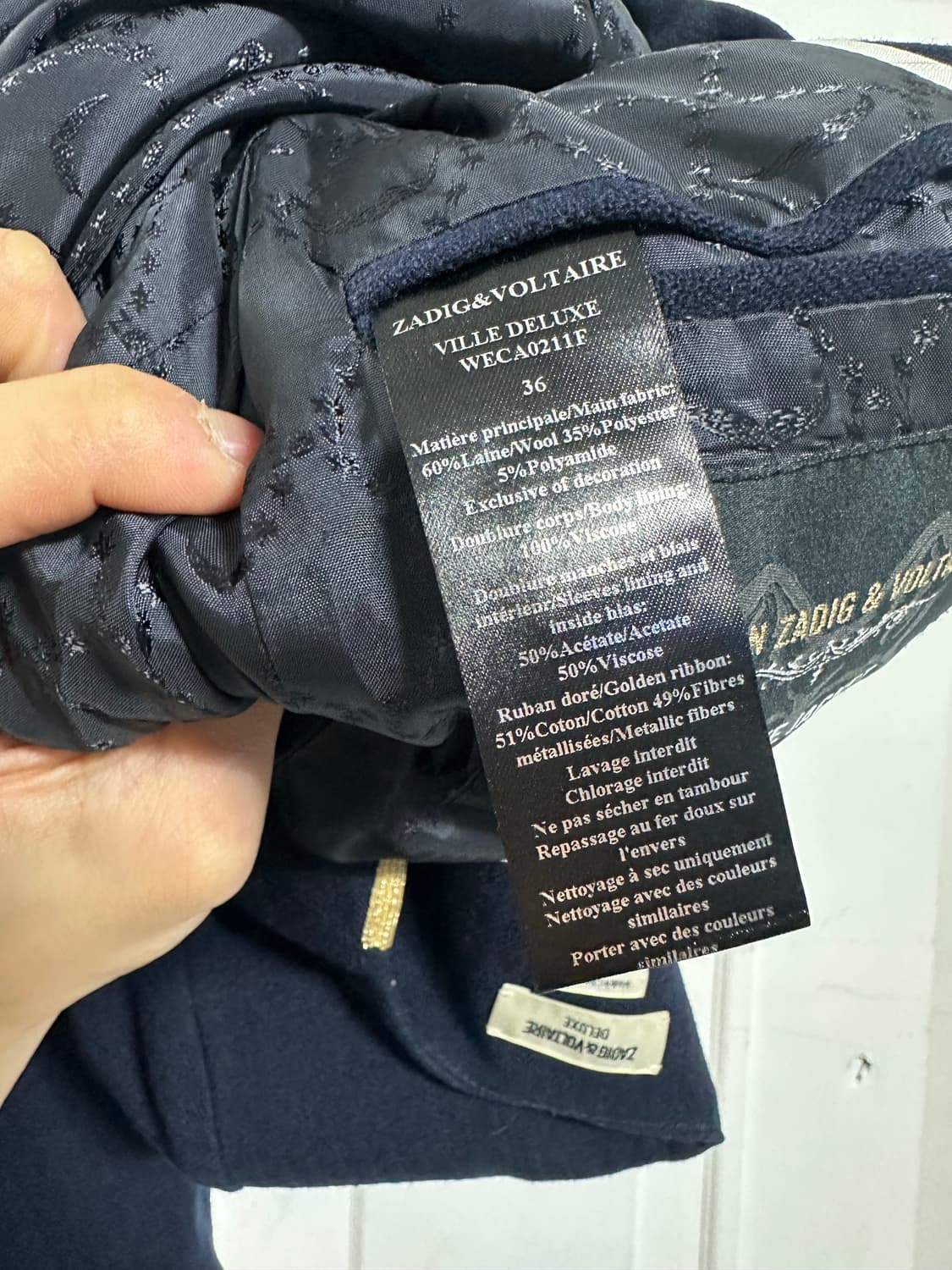 쟈딕앤볼테르 나폴레옹 자켓 상품이미지4