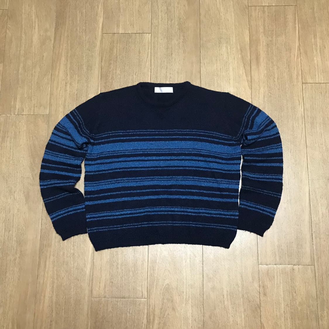 에프터먼데이 알파카 울 스트라이프 니트 상품이미지1