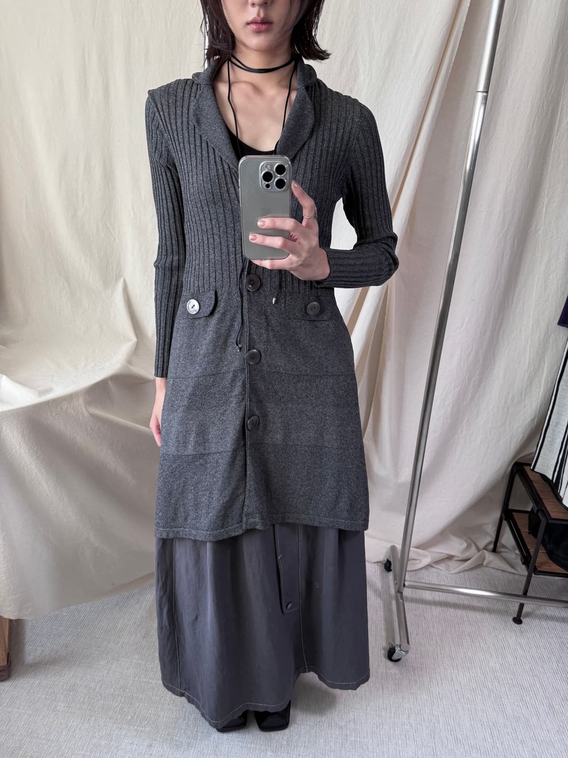 Vintage Knit Cardigan 상품이미지2