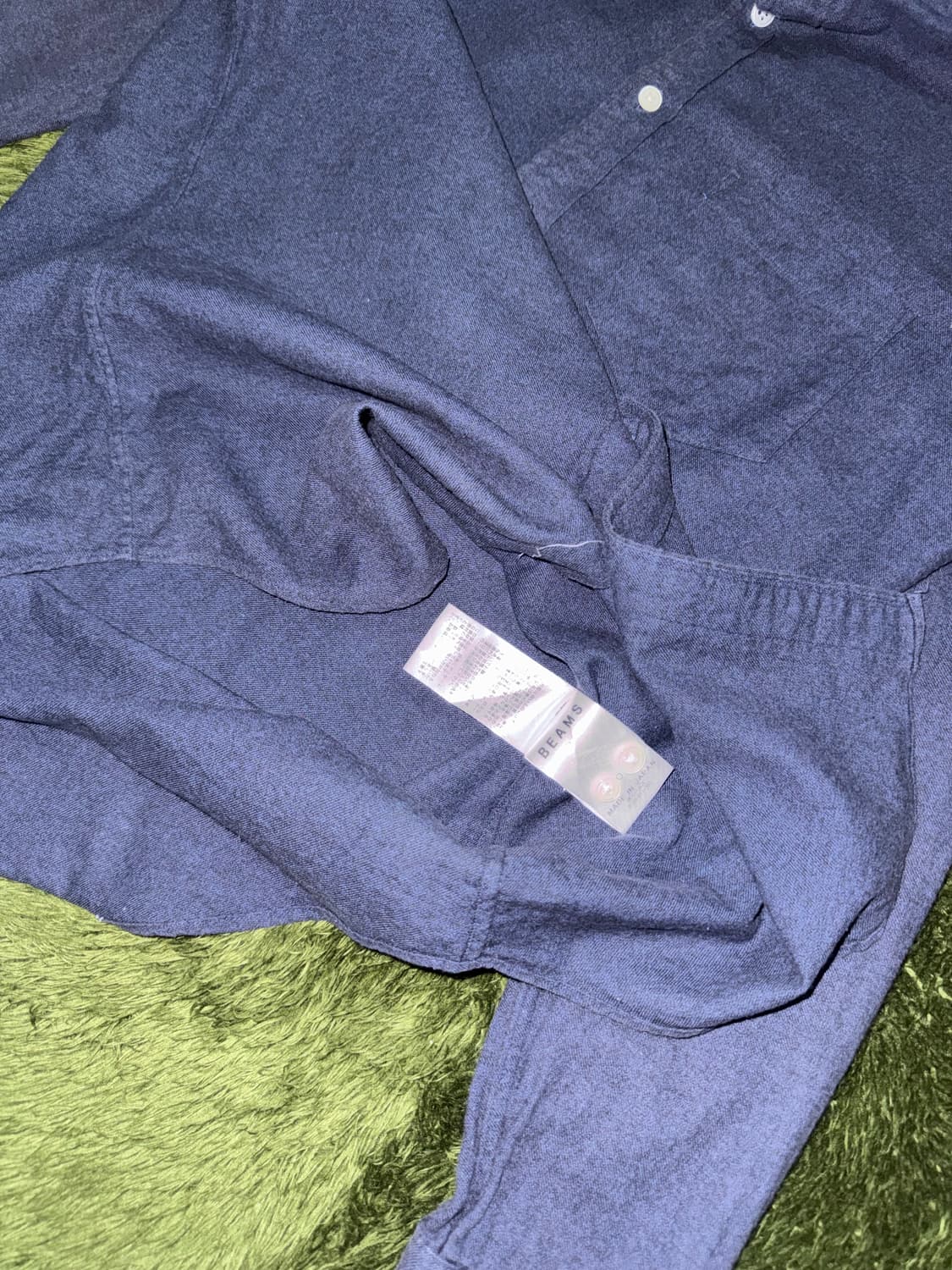 [M] BEAMS 빔즈 THOMAS MASON 패브릭 클래식 셔츠 상품이미지6