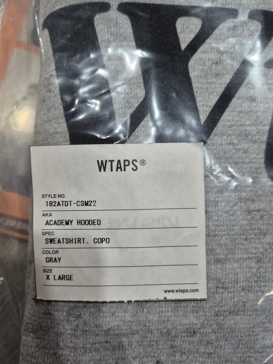 더블탭스 18aw 아카데미 후드 상품이미지3