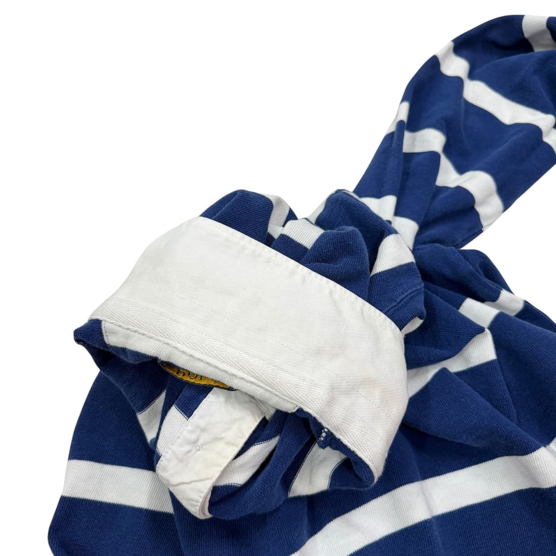 폴로 랄프로렌 류준열 스트라이프 폴로 PK 럭비 카라티 네이비 L 상품이미지6