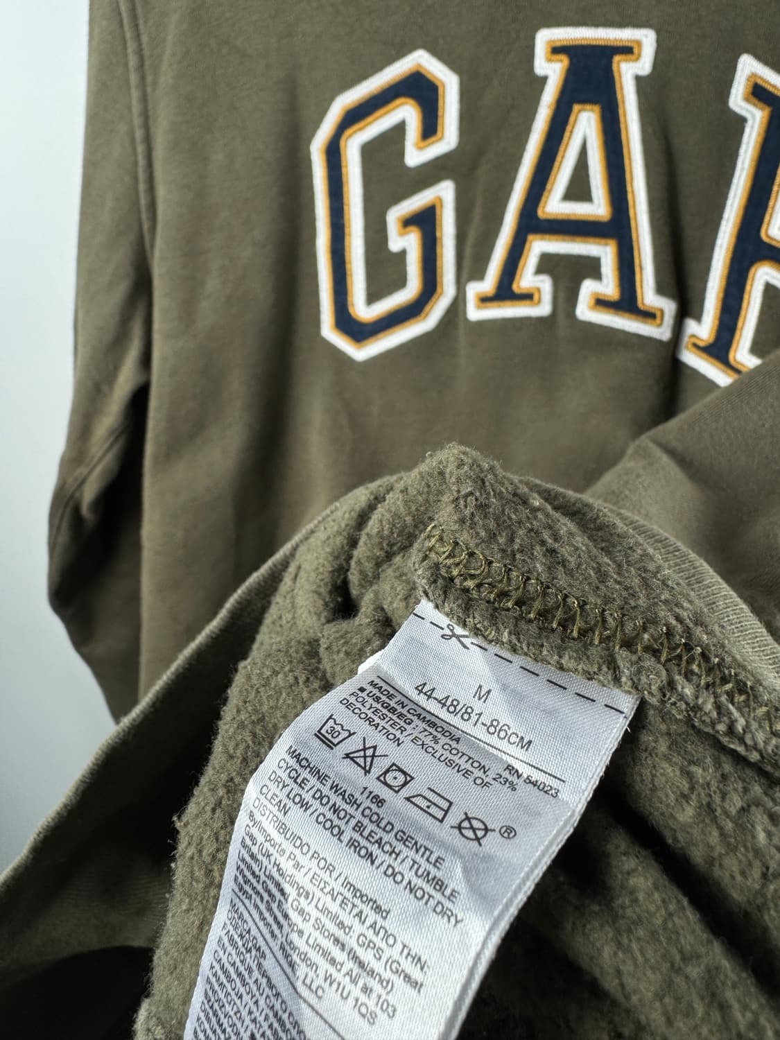 갭 카키 후디1692 상품이미지5