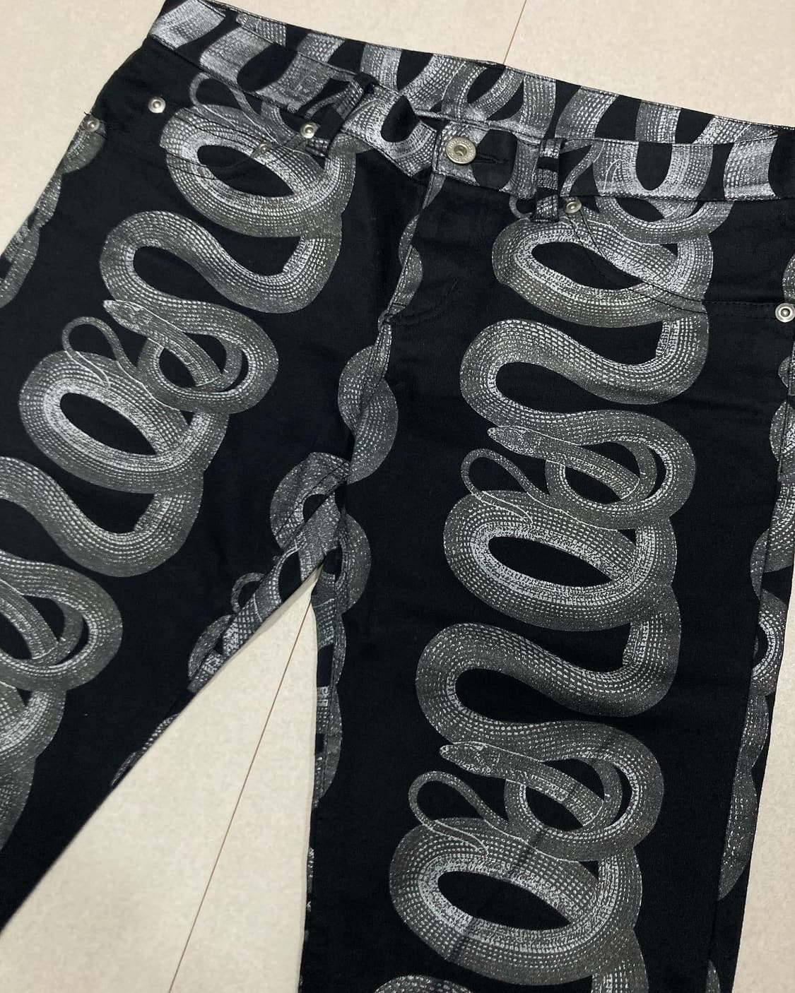 히스테릭글래머 스네이크 코팅 진 상품이미지2