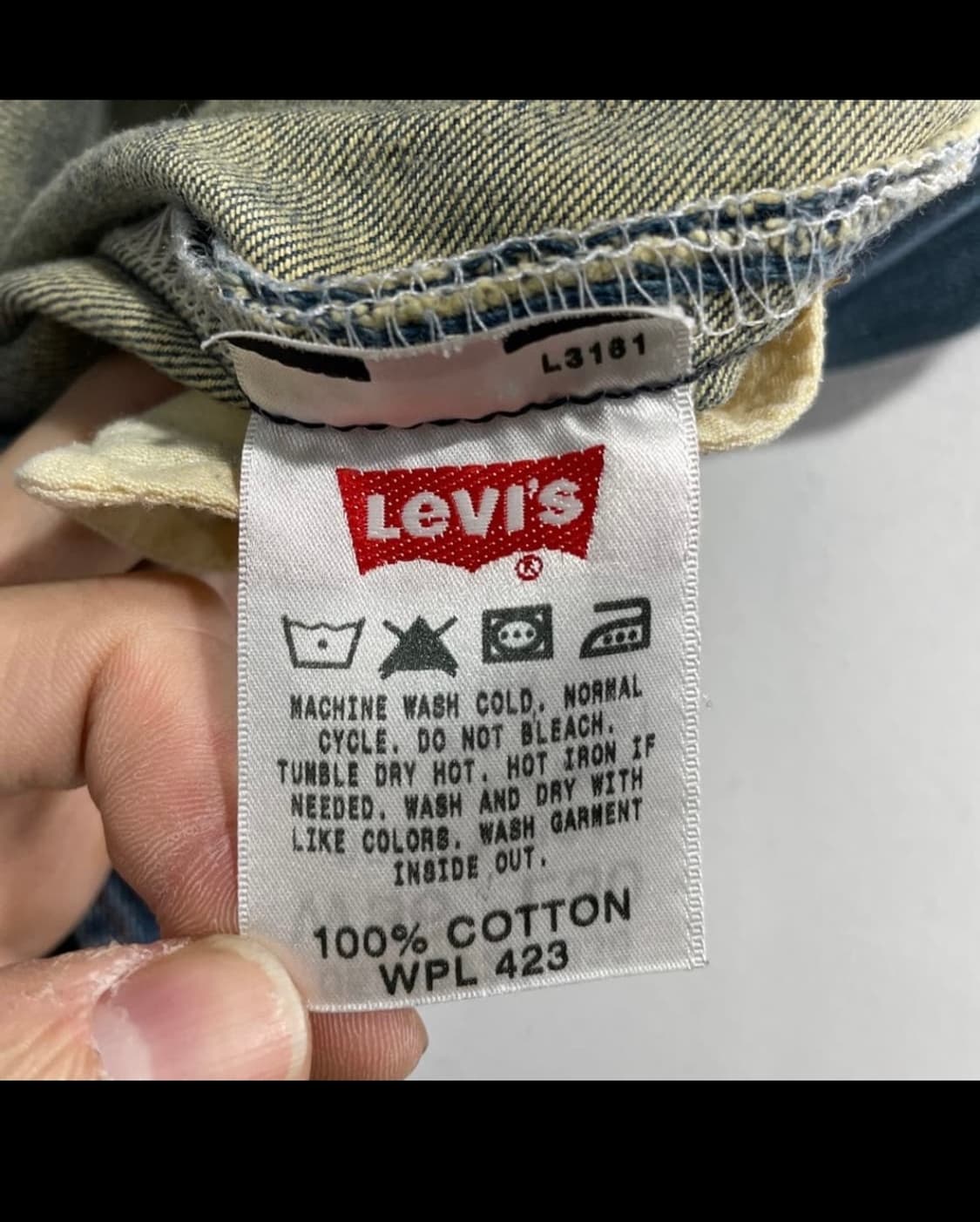 리바이스 501 데님팬츠 상품이미지5