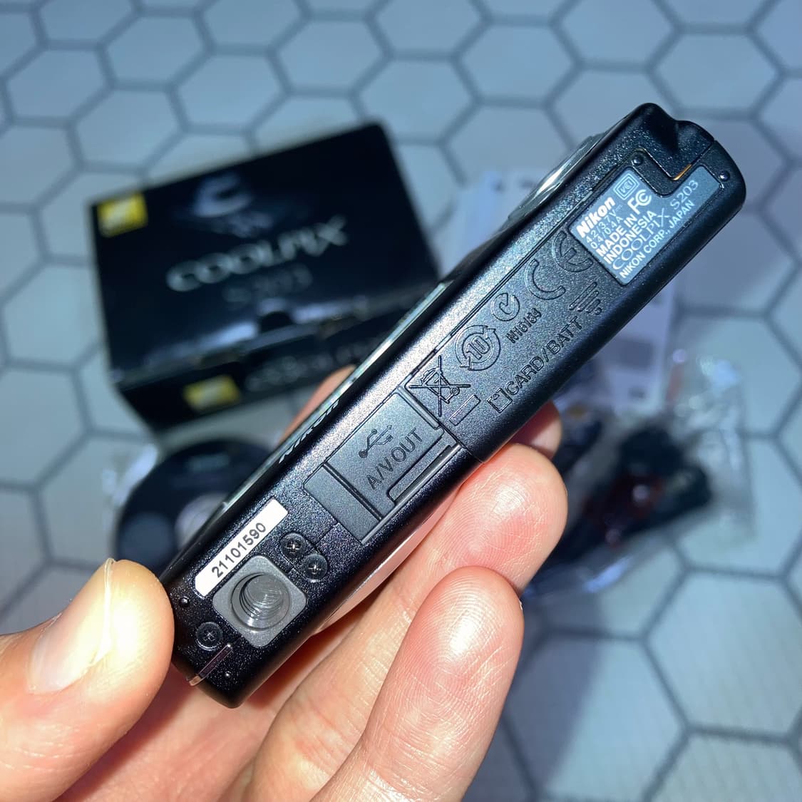 (풀박스) 니콘 쿨픽스 S203 블랙 빈티지 디카 상품이미지4