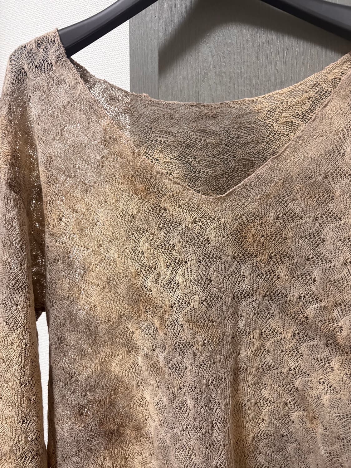 레이어드 시스루 니트 상품이미지2