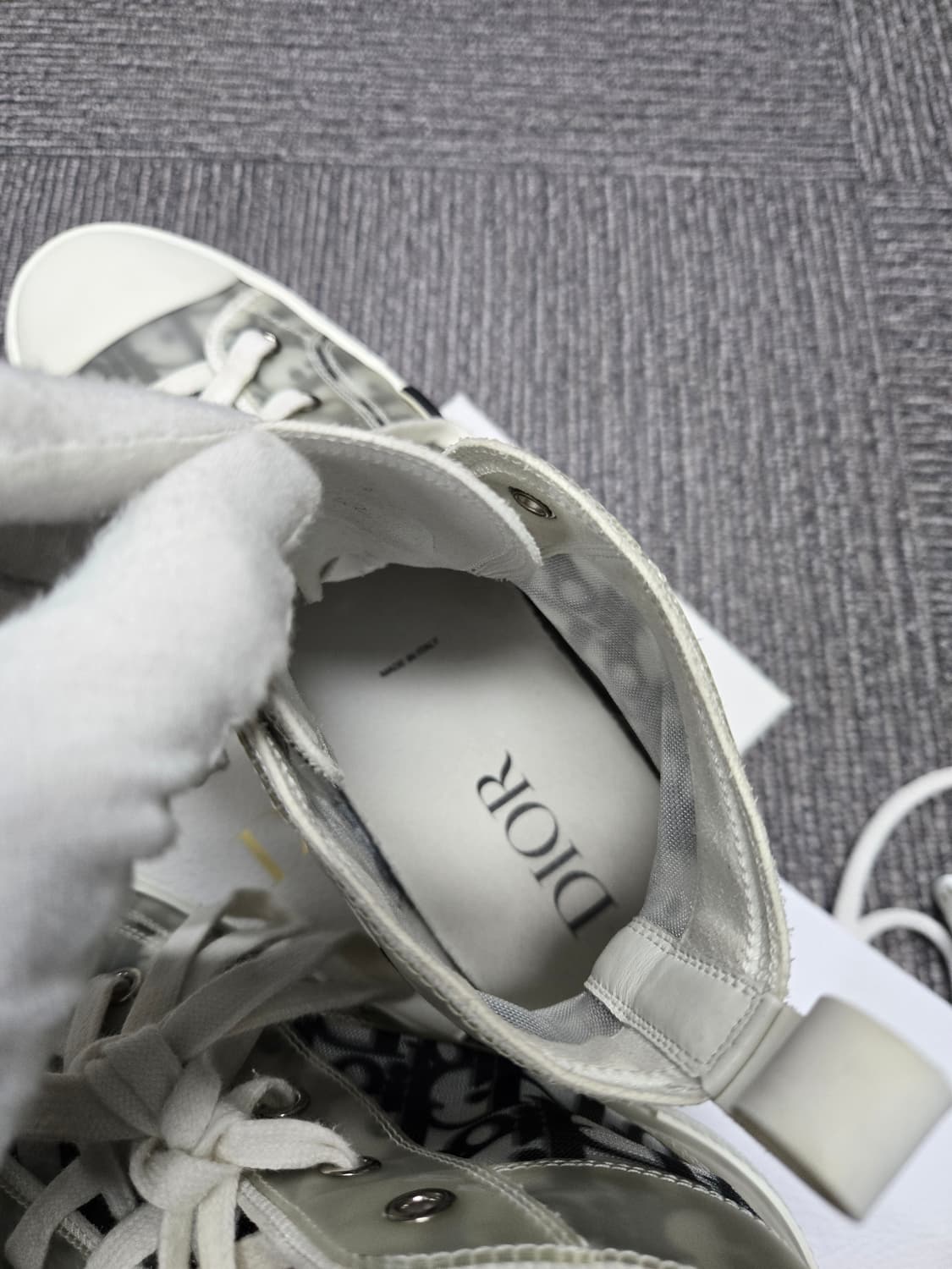 [특가][정품]디올 오블리크 하이탑 스니커즈 상품이미지8