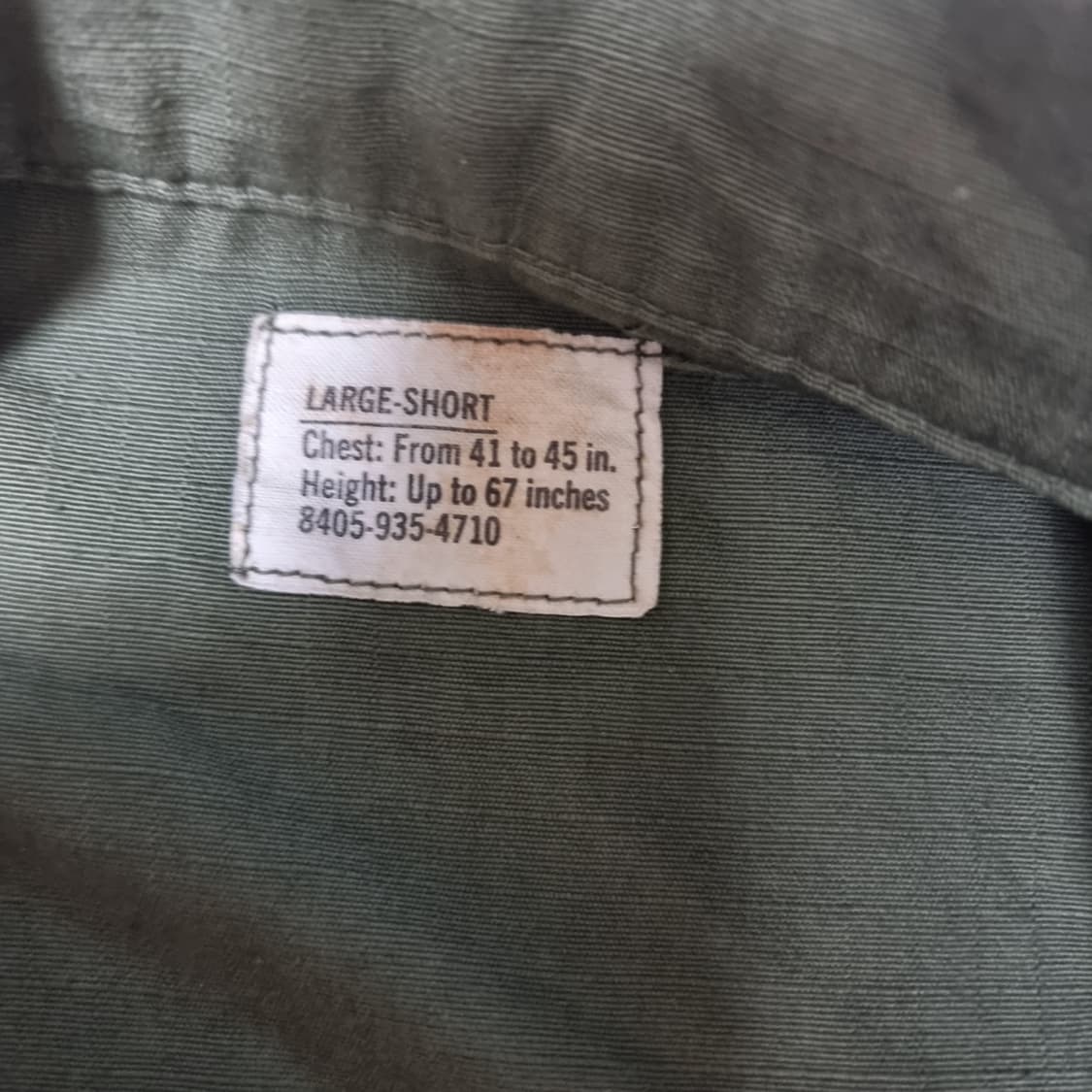 민트급 미군 정글퍼티그 세트(상의LS/하의mr) 상품이미지3