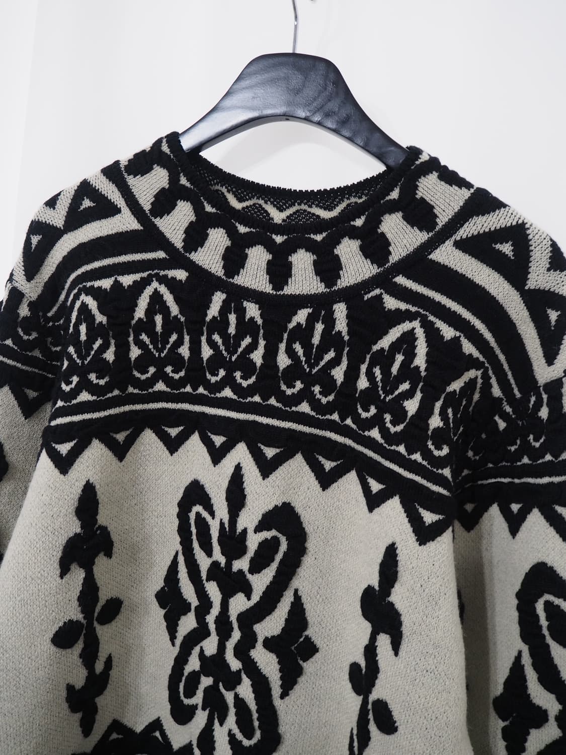 CREATEUR embroidery knit  상품이미지2