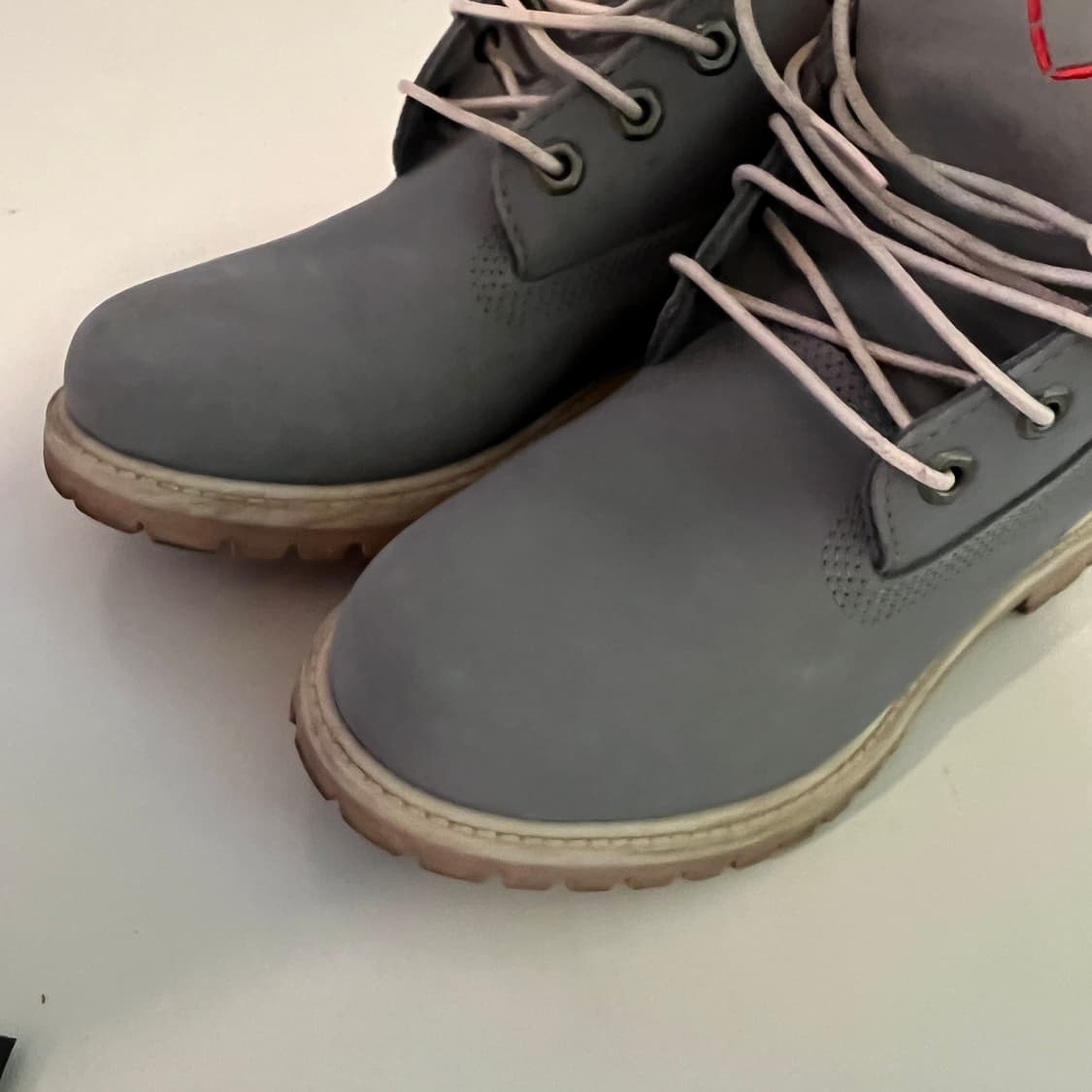 팀버랜드 6인치 핑크 그레이  상품이미지6