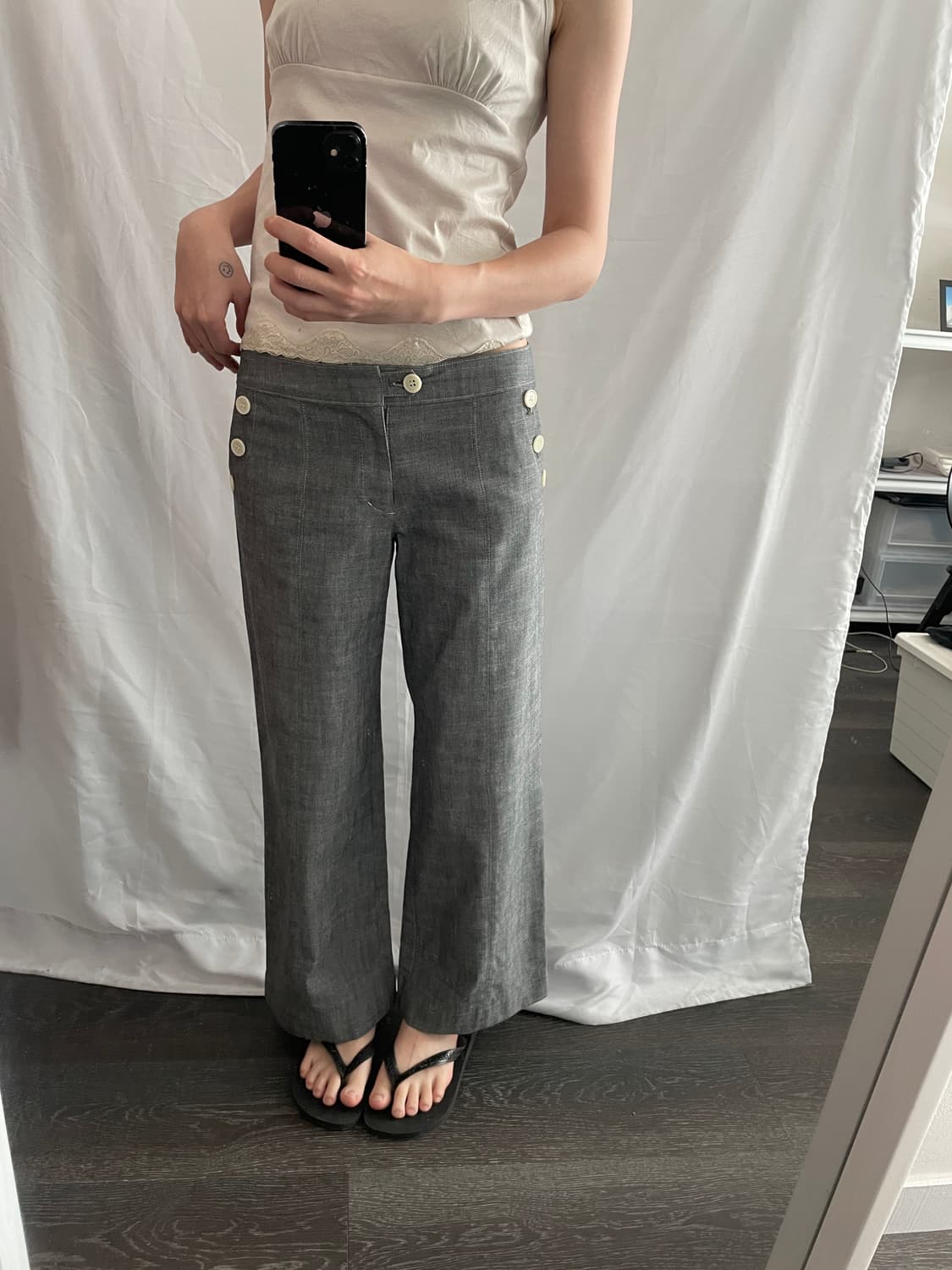 Vert Dense gray pants 상품이미지1