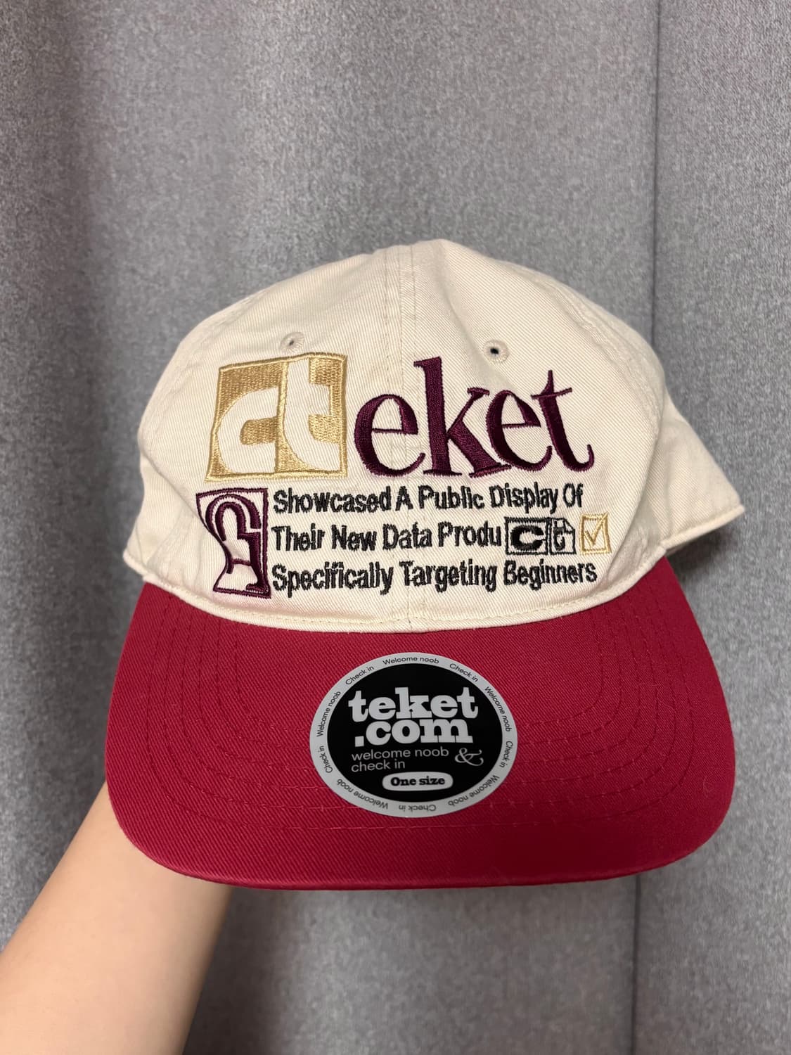 Teket 테켓 Plan Cap Ivory 볼캡 상품이미지5