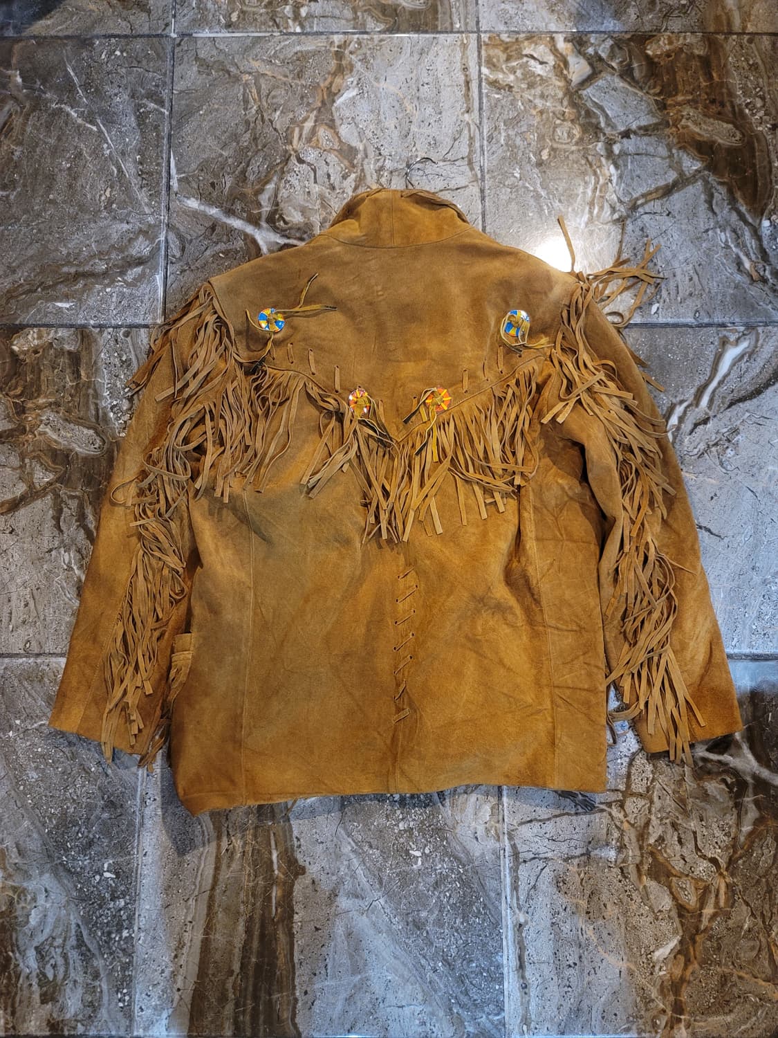 USA 스웨이드 웨스턴 프린지 자켓 상품이미지3