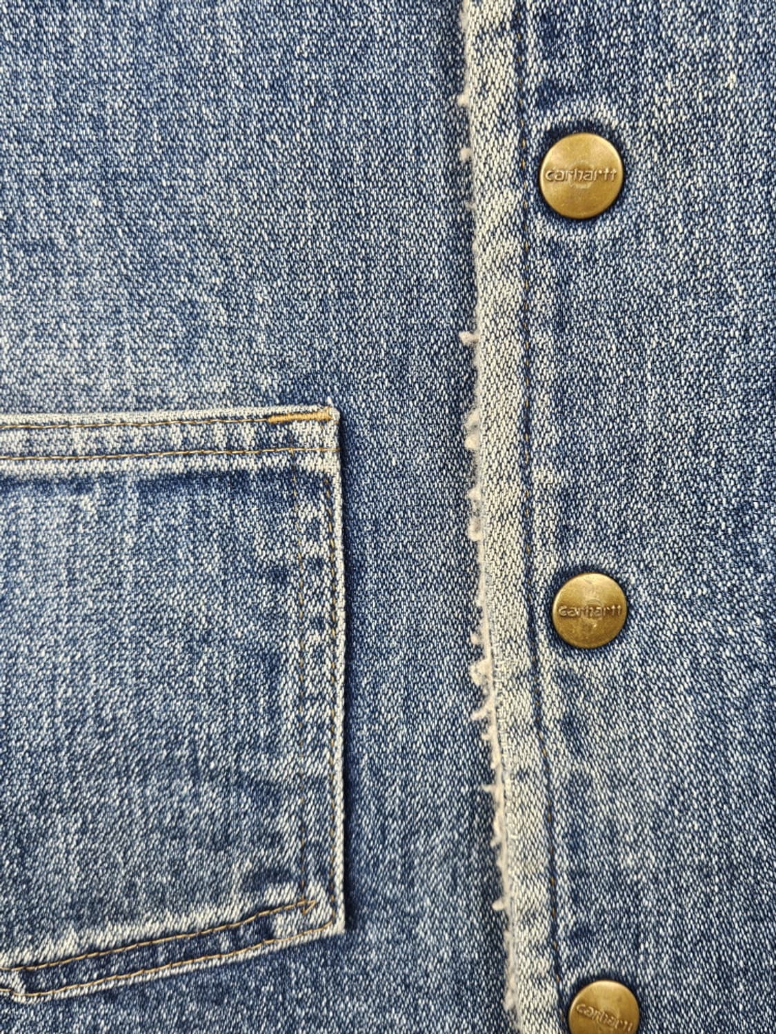 USA 칼하트 8SV 데님 쉐르파 워크 베스트 ( XL ) / 10355 상품이미지8