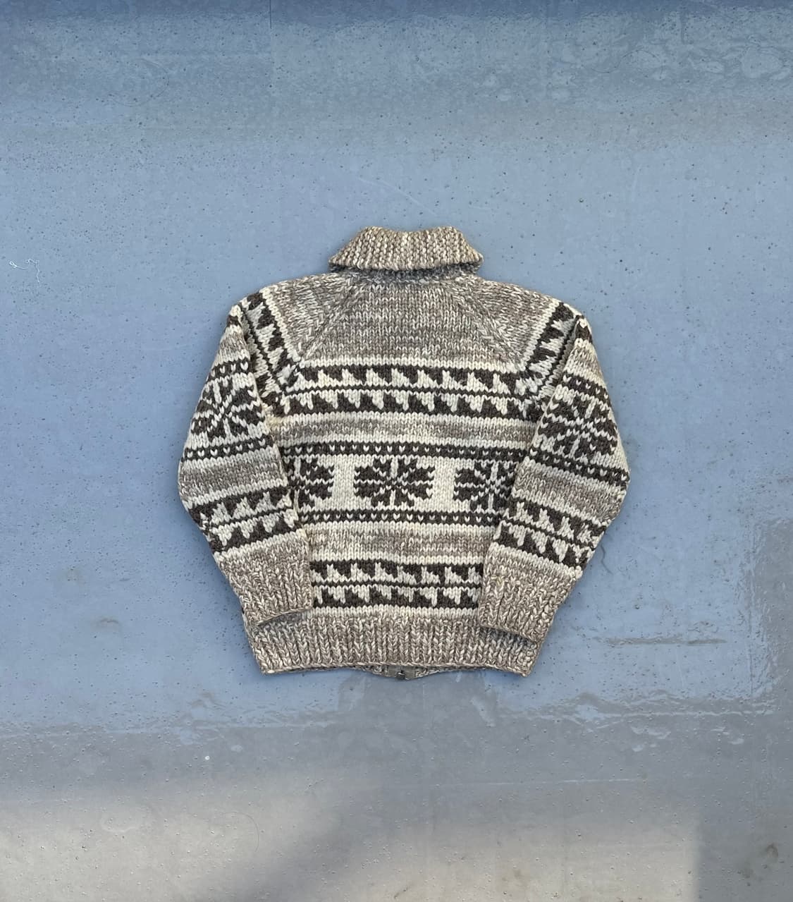 [코위찬] •Vintage Cowichan Wool Sweater 상품이미지6