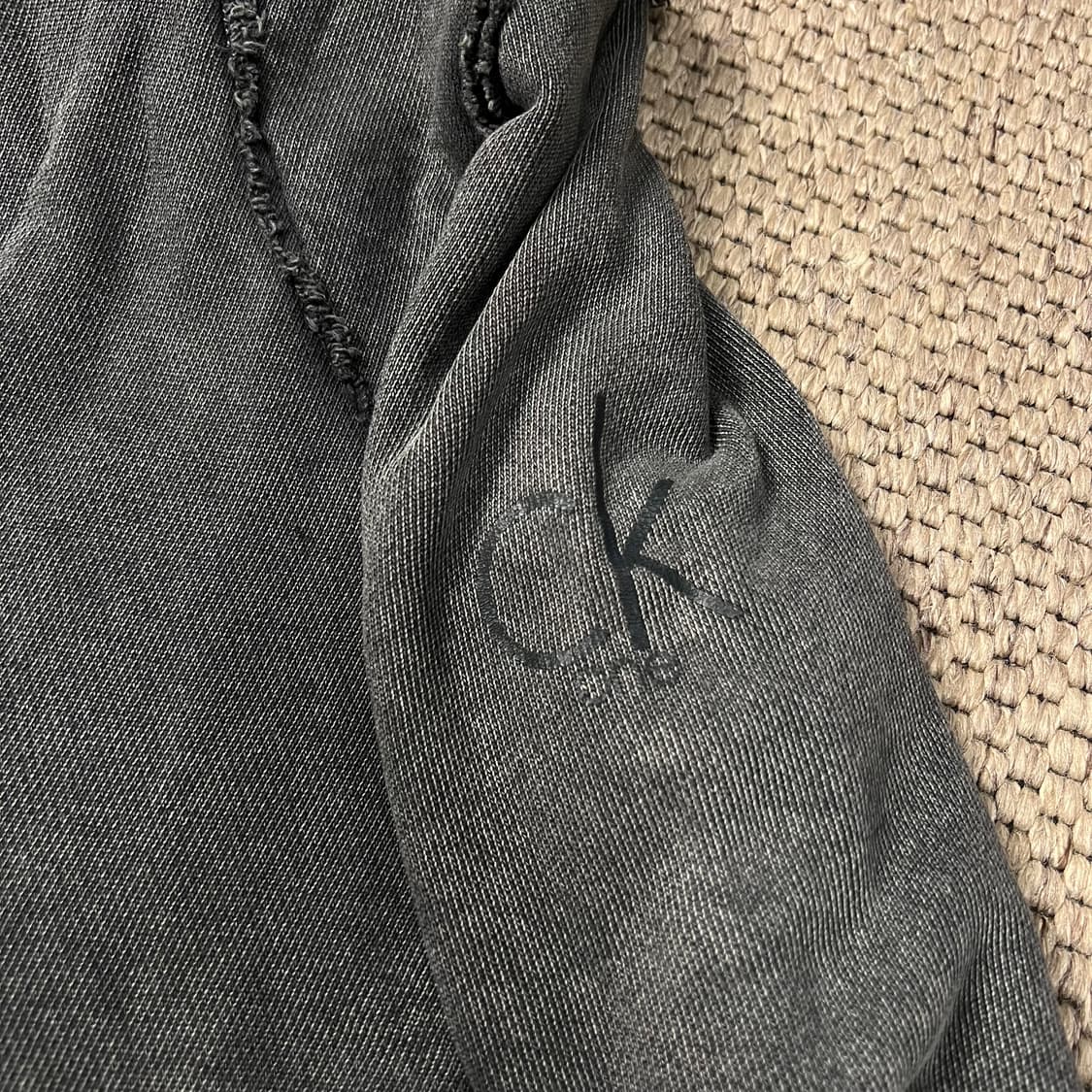 캘빈클라인 진스 가먼트 다잉 데미지 후드 L 상품이미지7