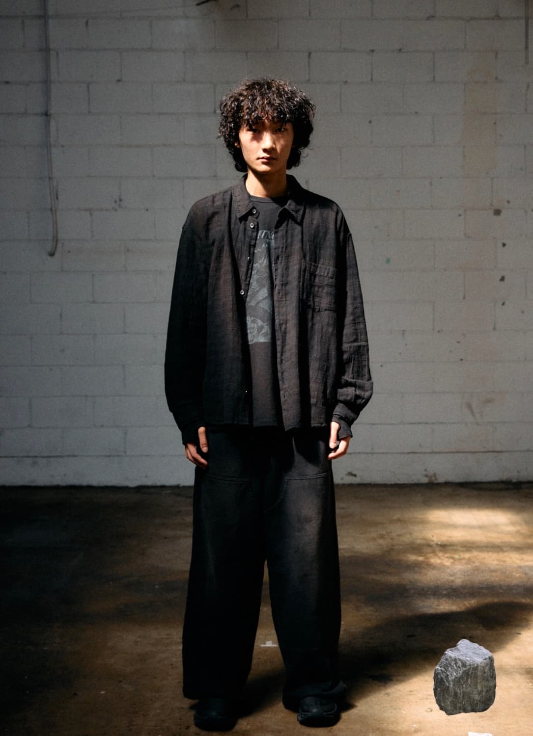 Hatchingroom Gauze Stripe 셔츠 (3) 상품이미지4
