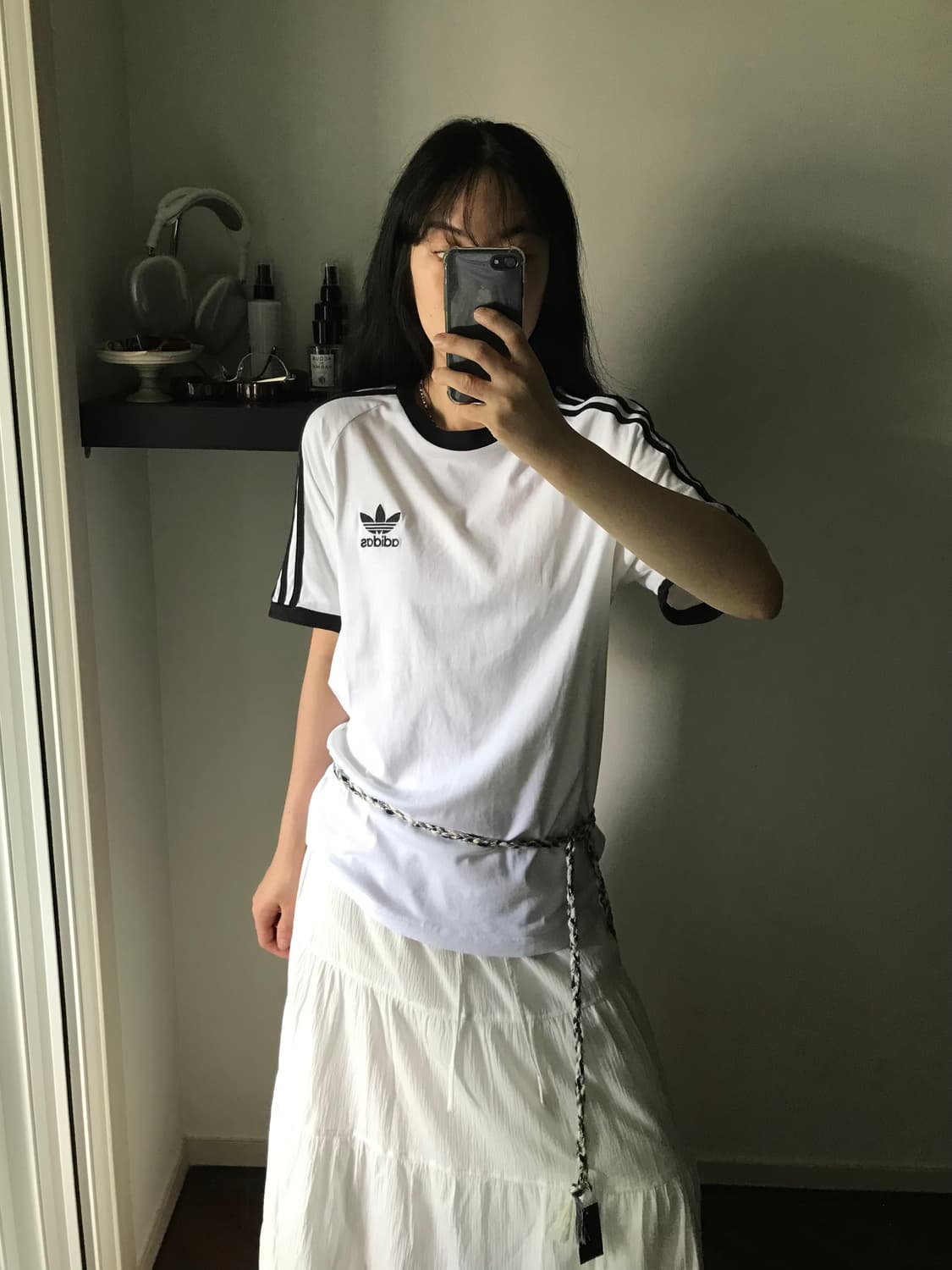 아디다스 트레포일 사이드라인 화이트 링거티 상품이미지3