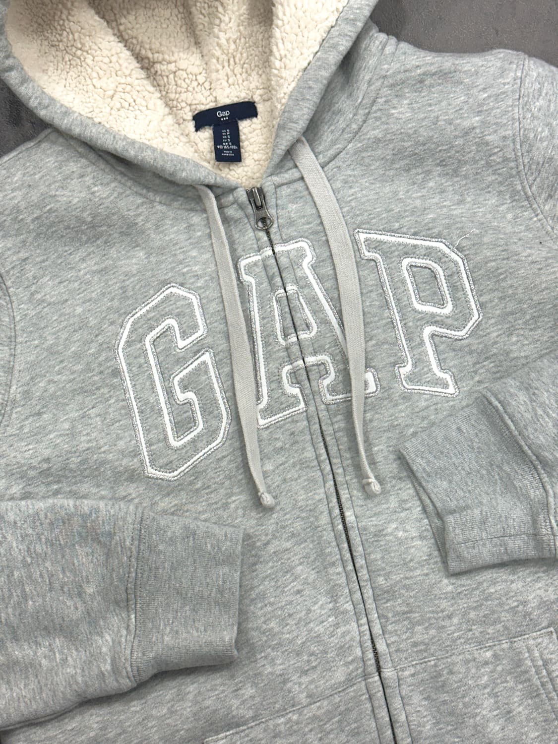 갭 보아털 후드집업S 상품이미지3