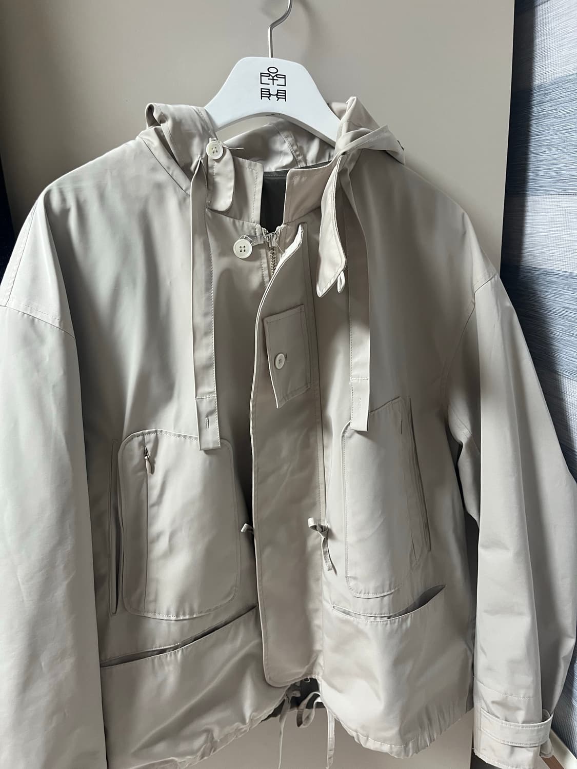 폴리테루 후디드 파카 베이지 2 상품이미지1