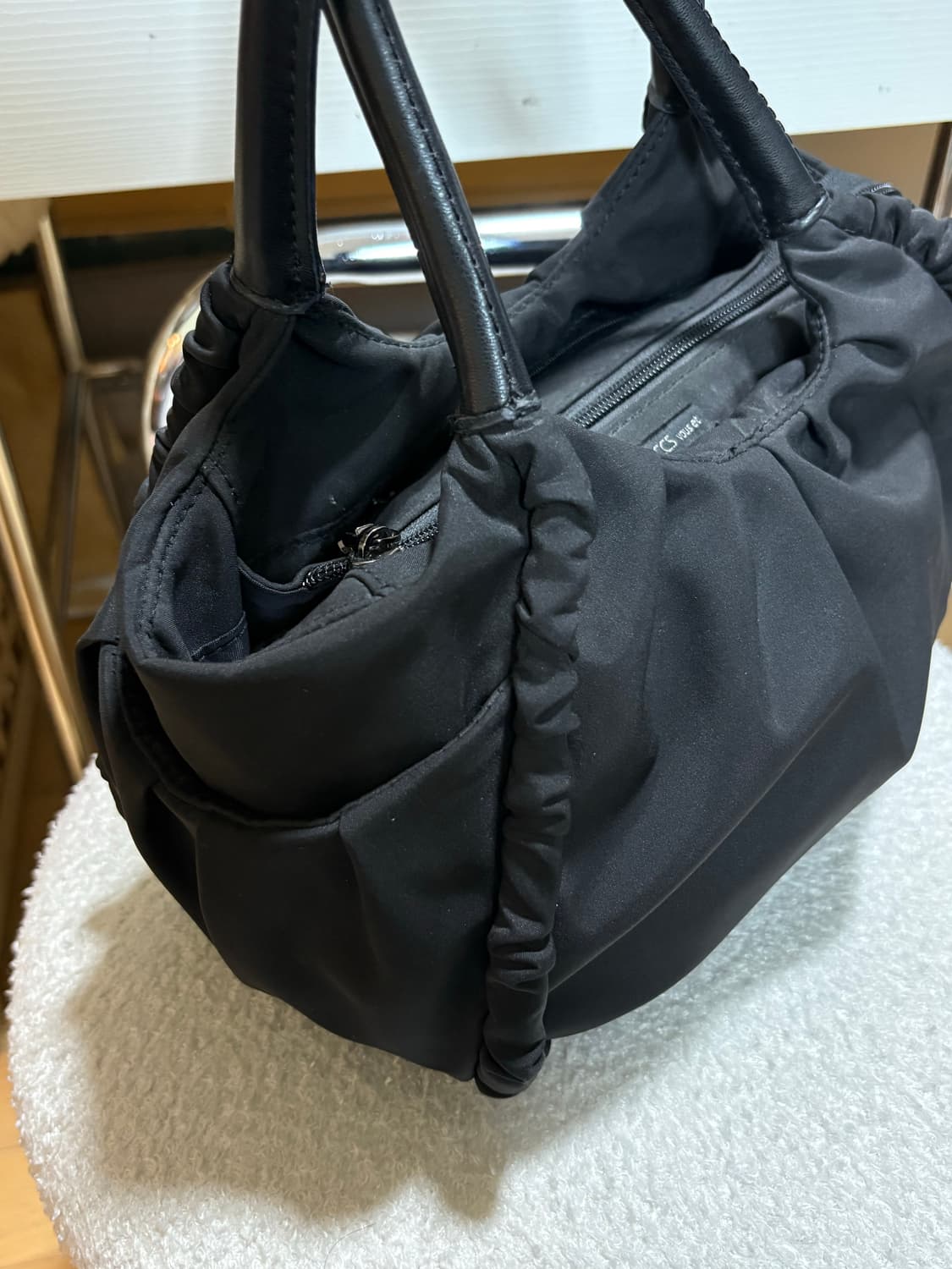 Y'SACCS Yohji Yamamoto 요지야마모토 셔링 토트/숄더백 상품이미지6