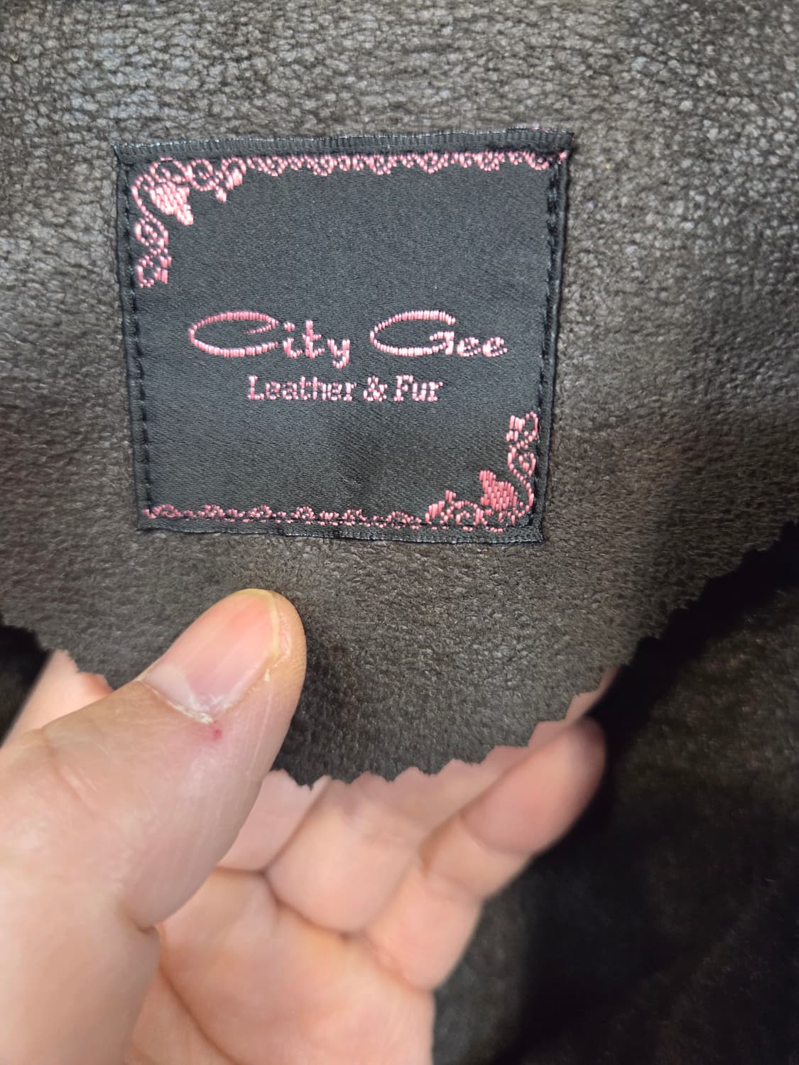 시티 지 city gee 안감퍼 무스탕 자켓 77 상품이미지3