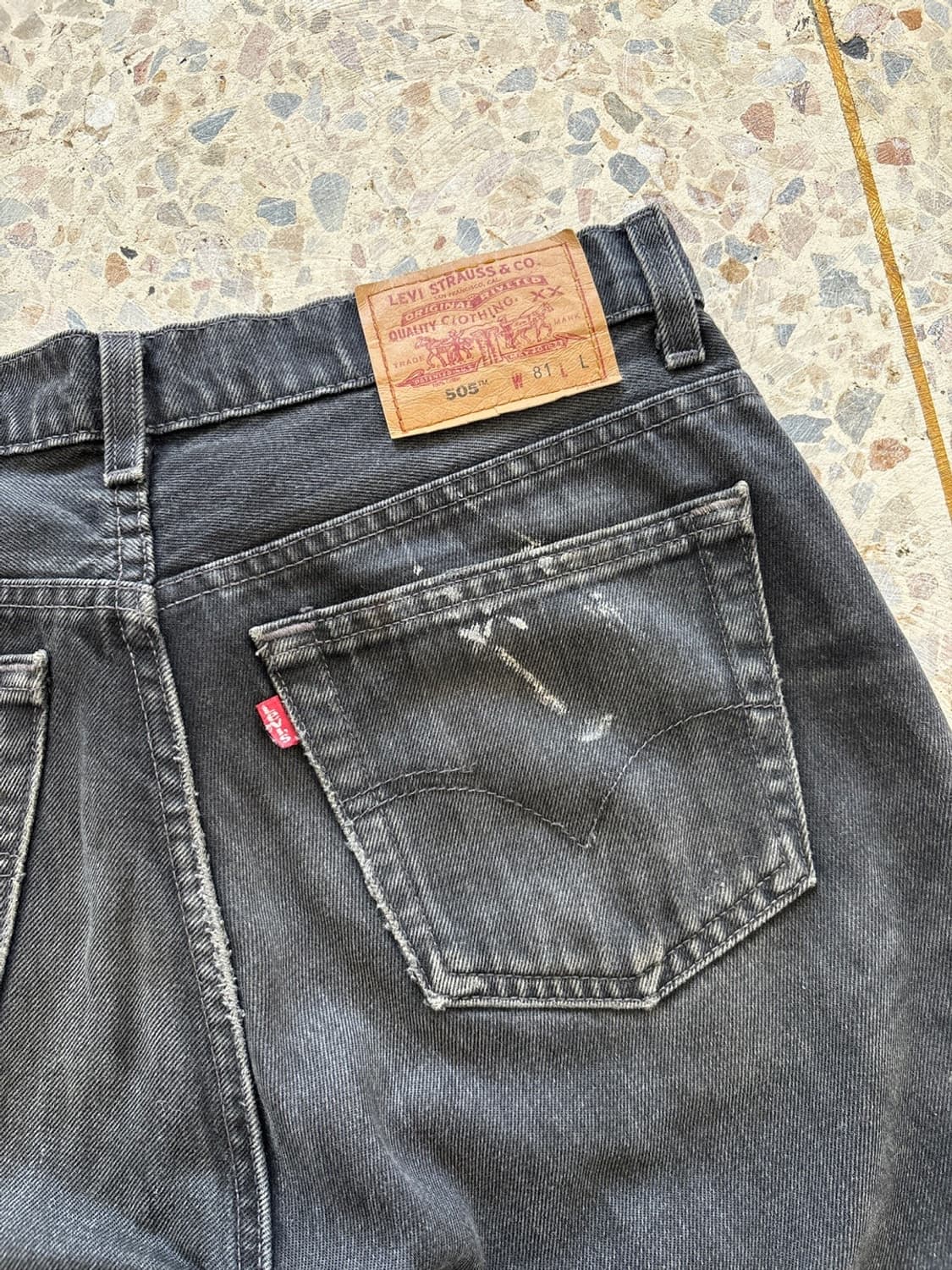 90‘s 리바이스 505 블랙  상품이미지7