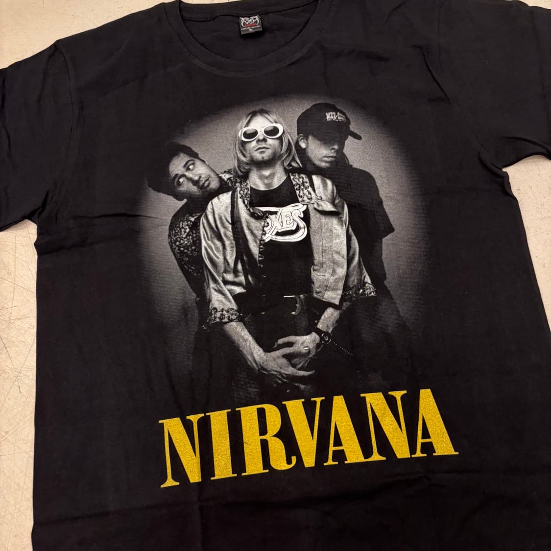 빈티지 너바나 팀 프린팅 반팔티 상품이미지2