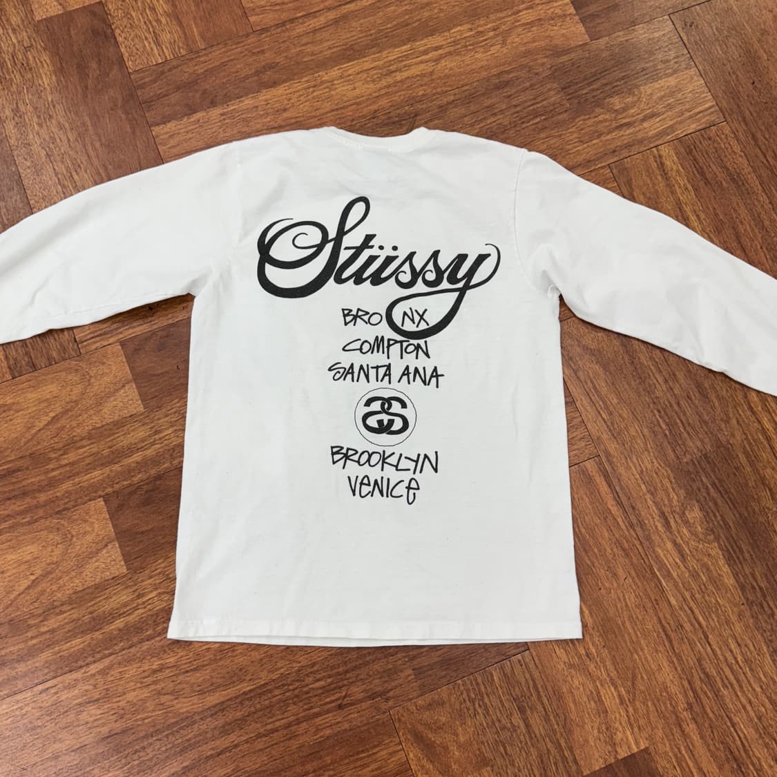 S Stussy 스투시 월드투어 긴팔 라운드 티셔츠  상품이미지2