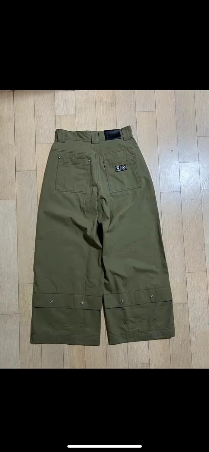 오퍼스0012 멜티드 코튼팬츠 카키 상품이미지7