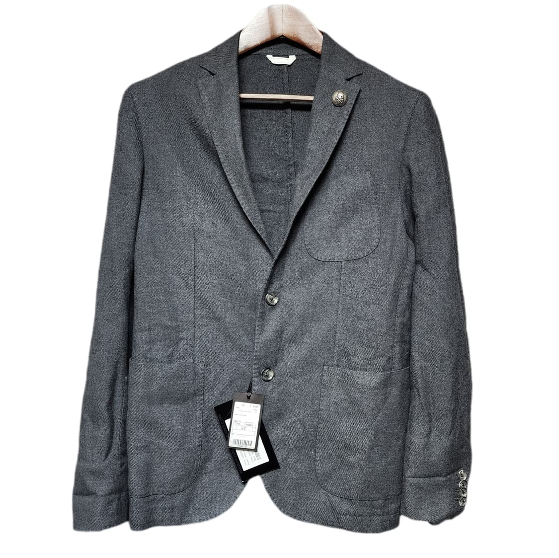 하이드로겐 스컬 아티잔 노치트 라펠 싱글 블레이져 상품이미지1