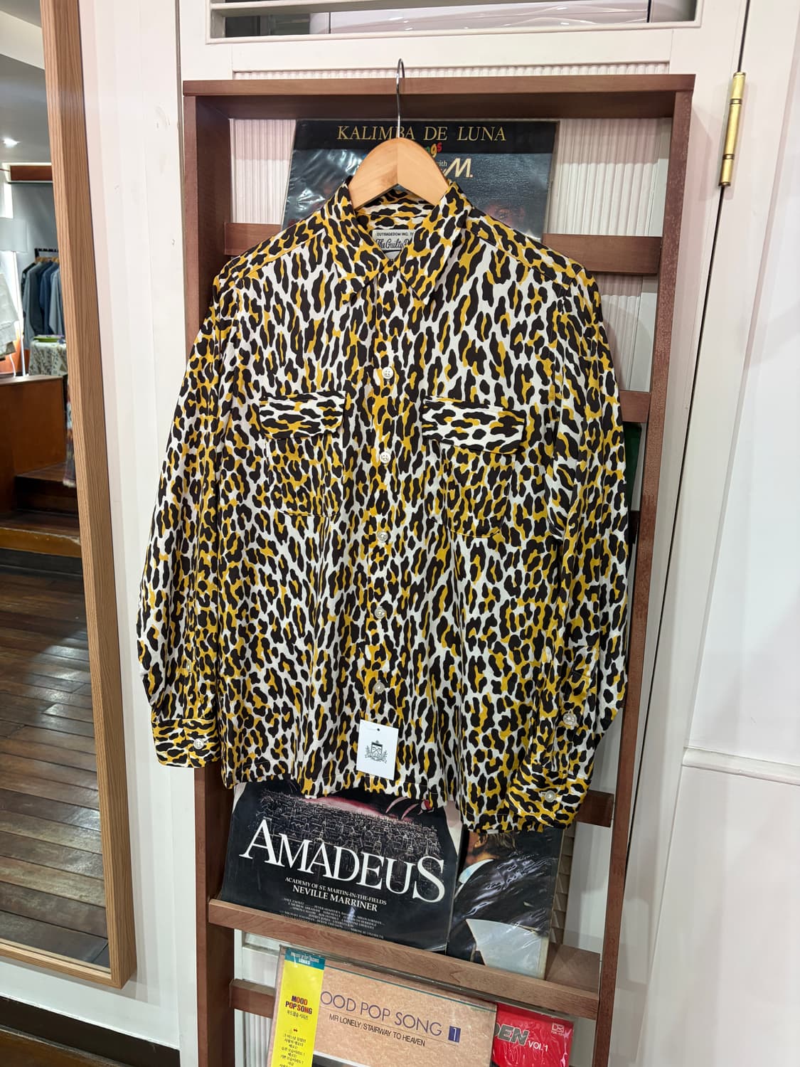 J75 와코마리아 레오파드  긴팔 셔츠 상품이미지1