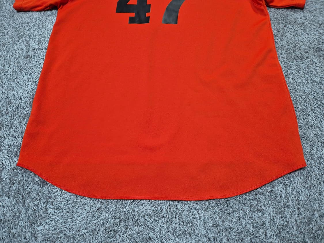 아디다스 롯데자이언츠 야구 반팔티 110 상품이미지5