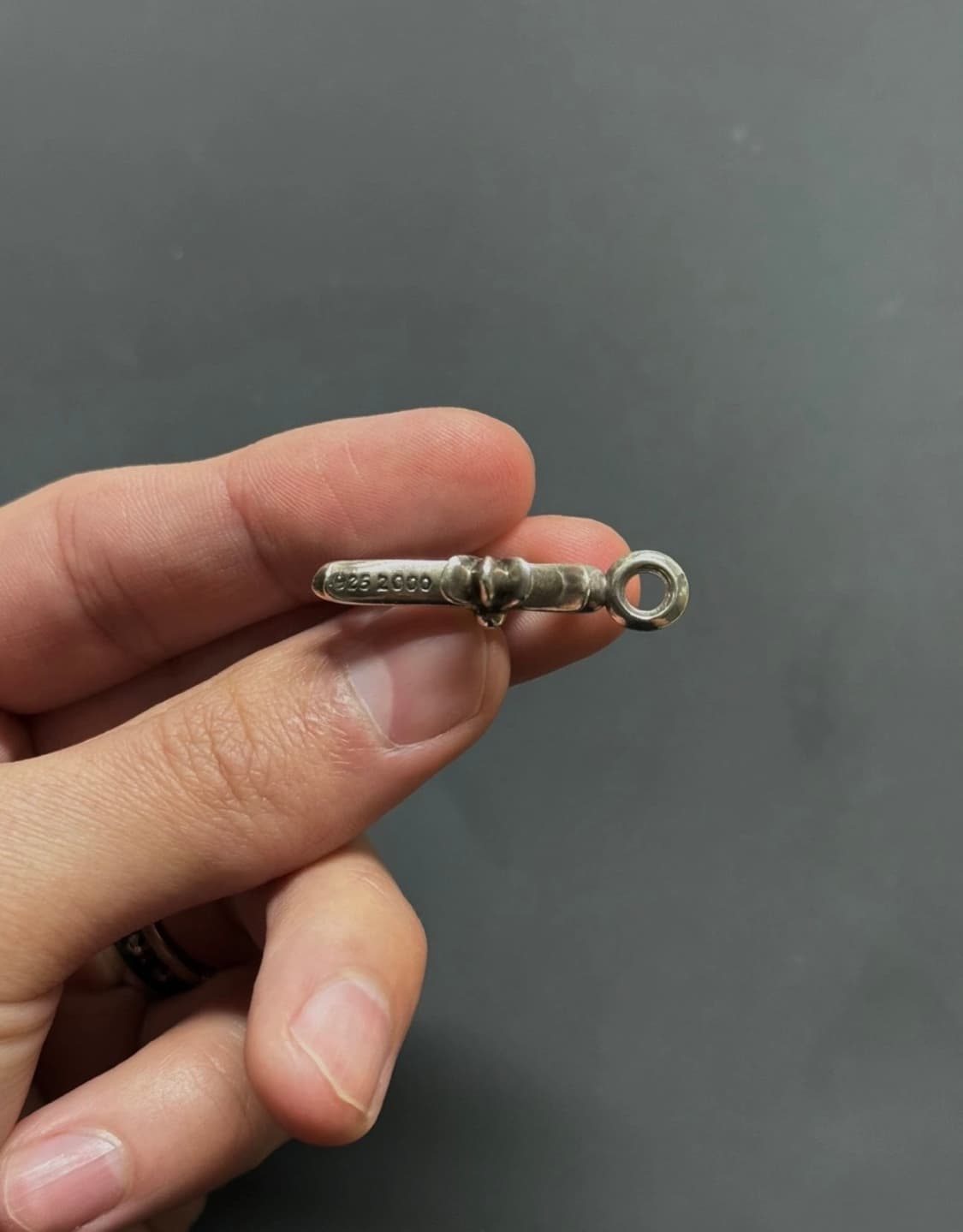 크롬하츠 타이니팻 블루 사파이어 풀파베 오리지널 상품이미지4