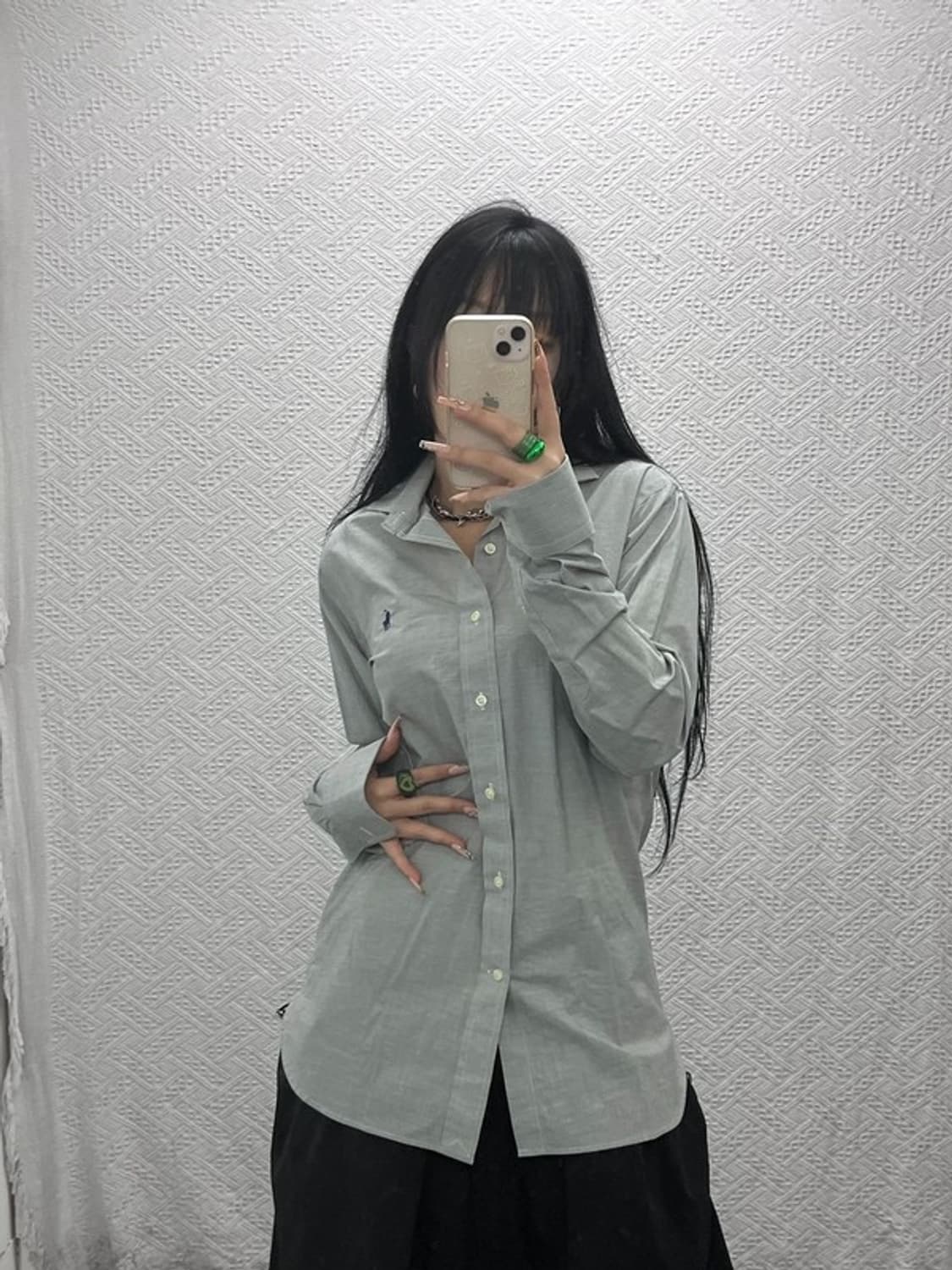 폴로 랄프로렌 빈티지 모던캐주얼 대장핏 셔츠 95 C08162 상품이미지1