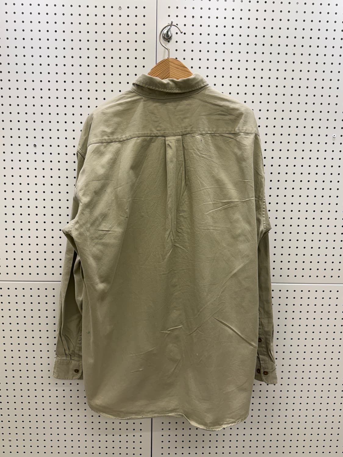 폴로 랄프로렌 클래식핏 베이지 버튼다운 셔츠 U907 상품이미지3